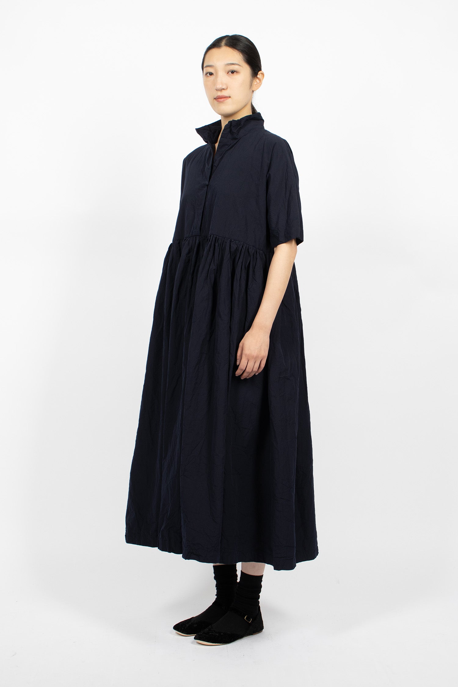 Aria Washed Dress Dark Blue