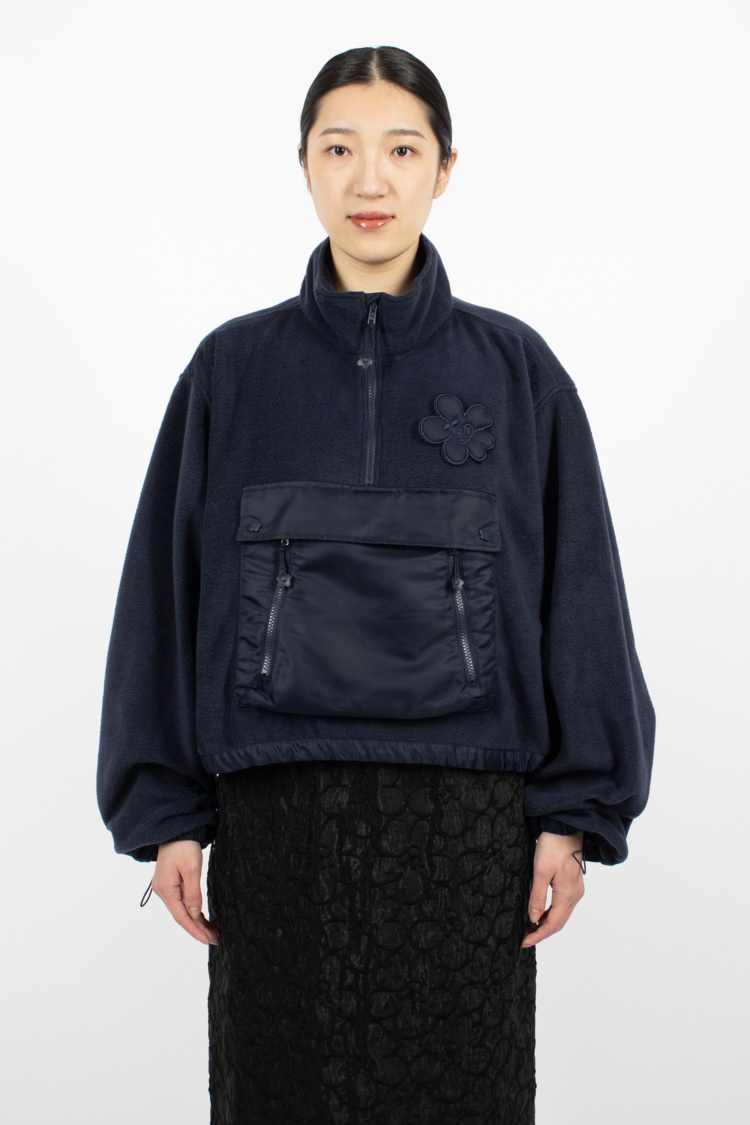 Bastian Fleece Top Navy