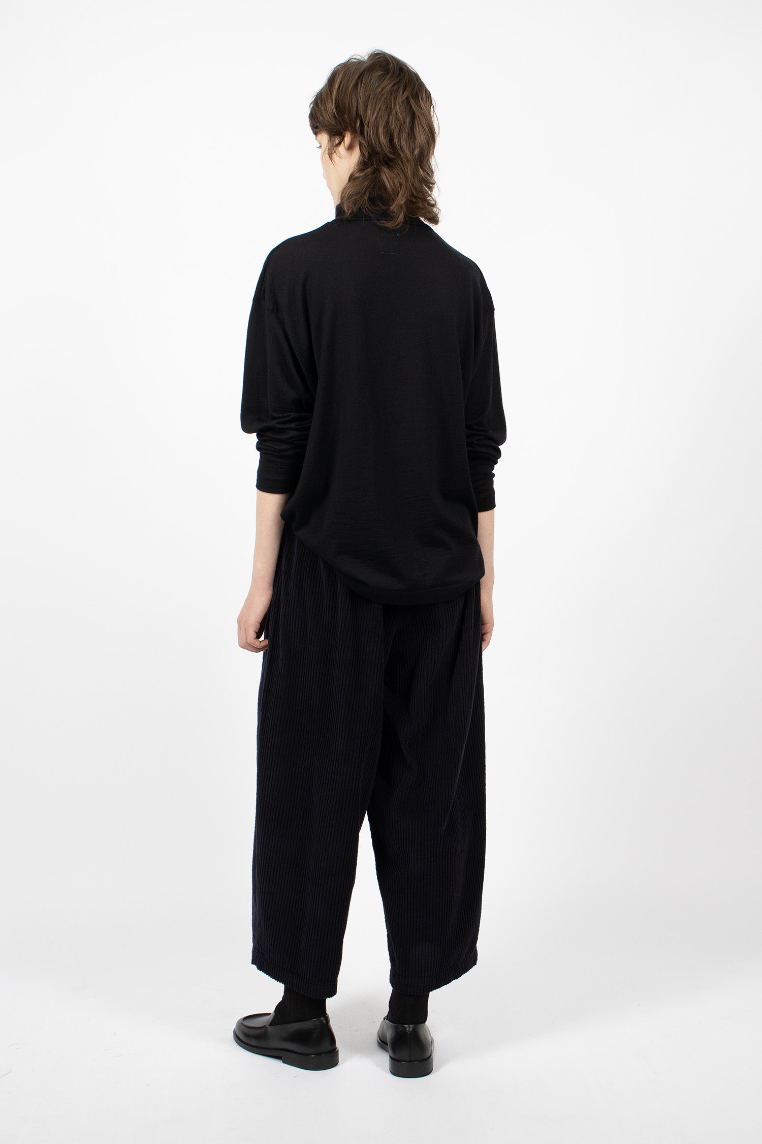 NWD17 Wide Pants Dark Navy