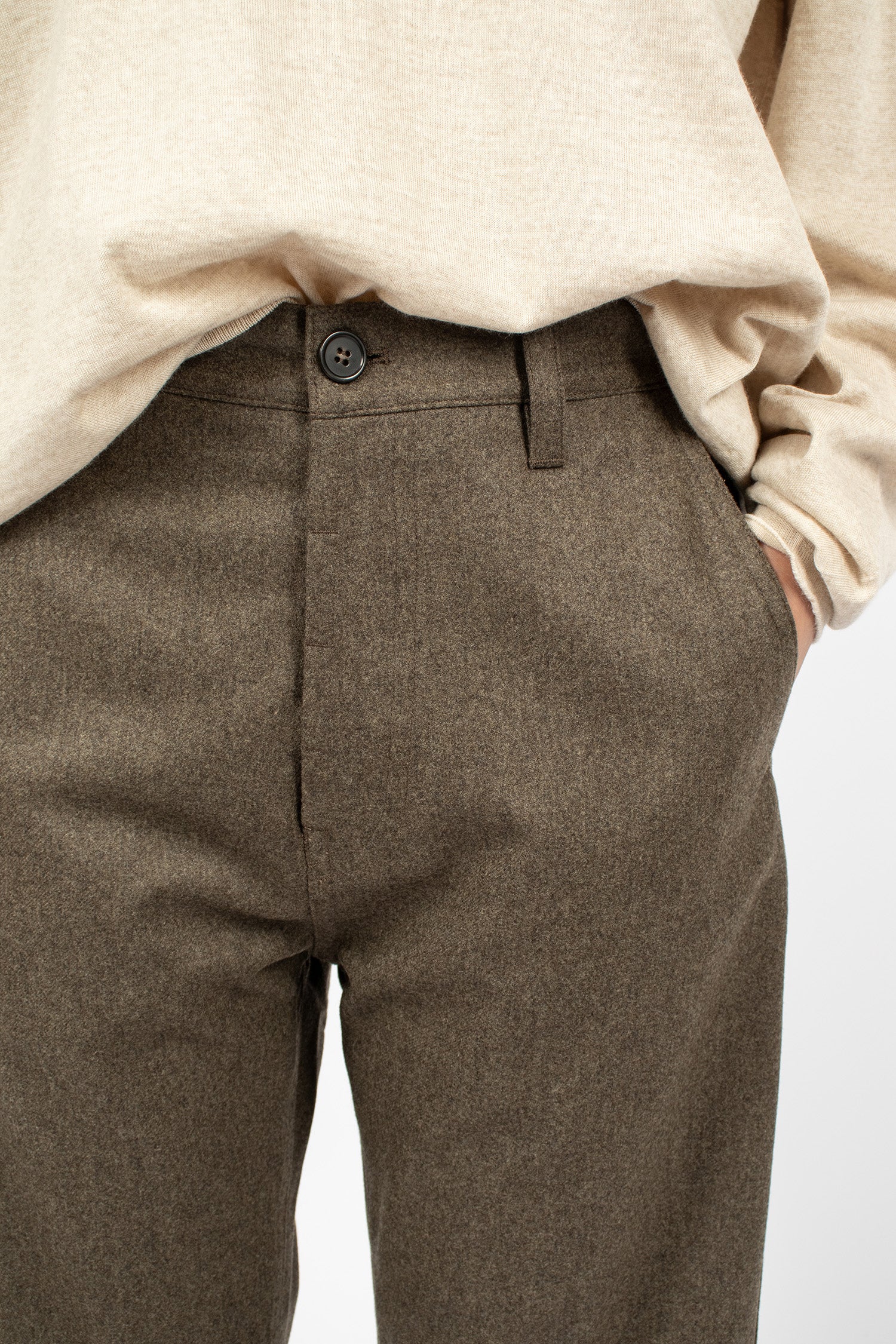 Pan Cropped Jeans Mink Melange