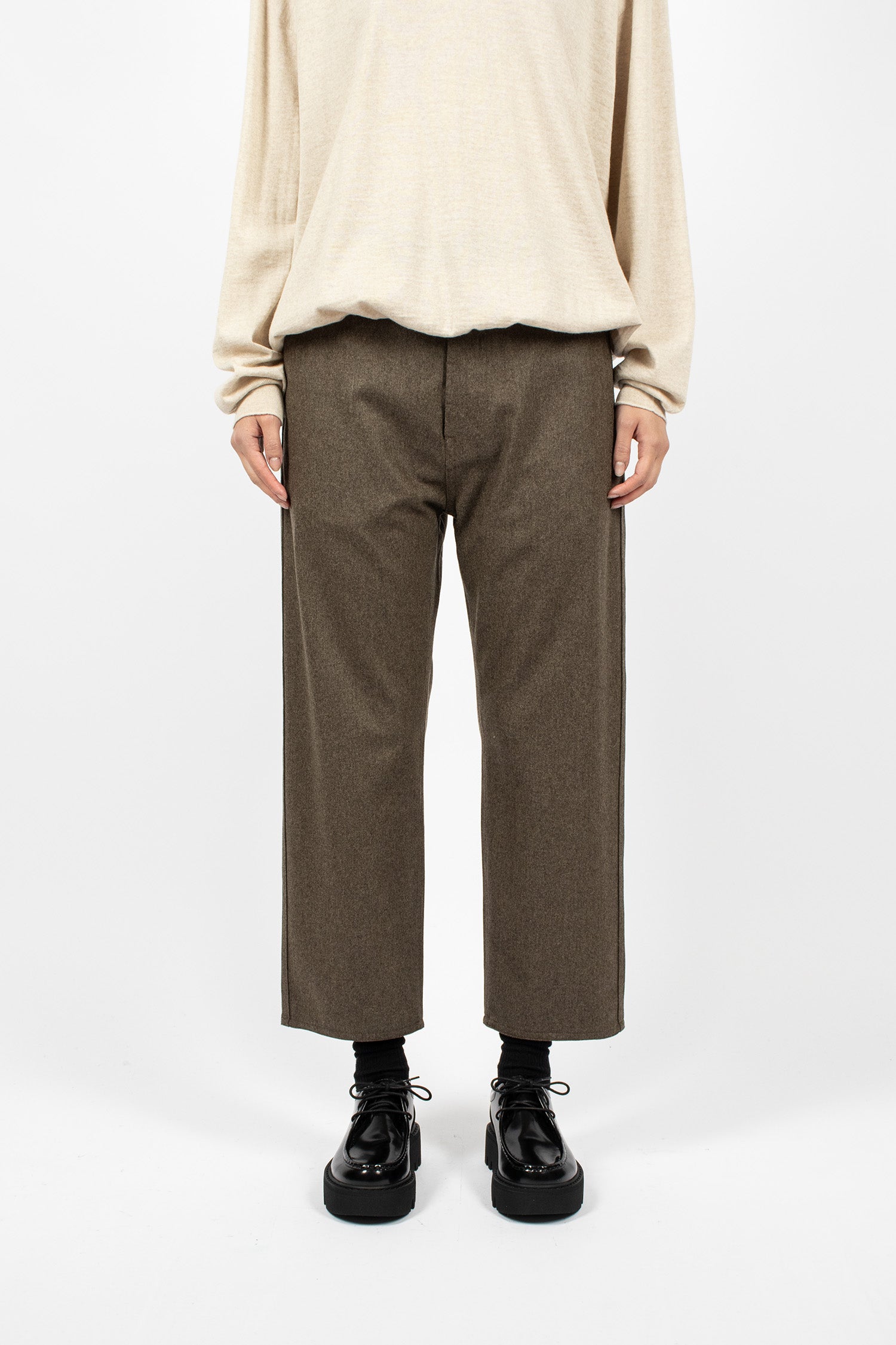 Pan Cropped Jeans Mink Melange