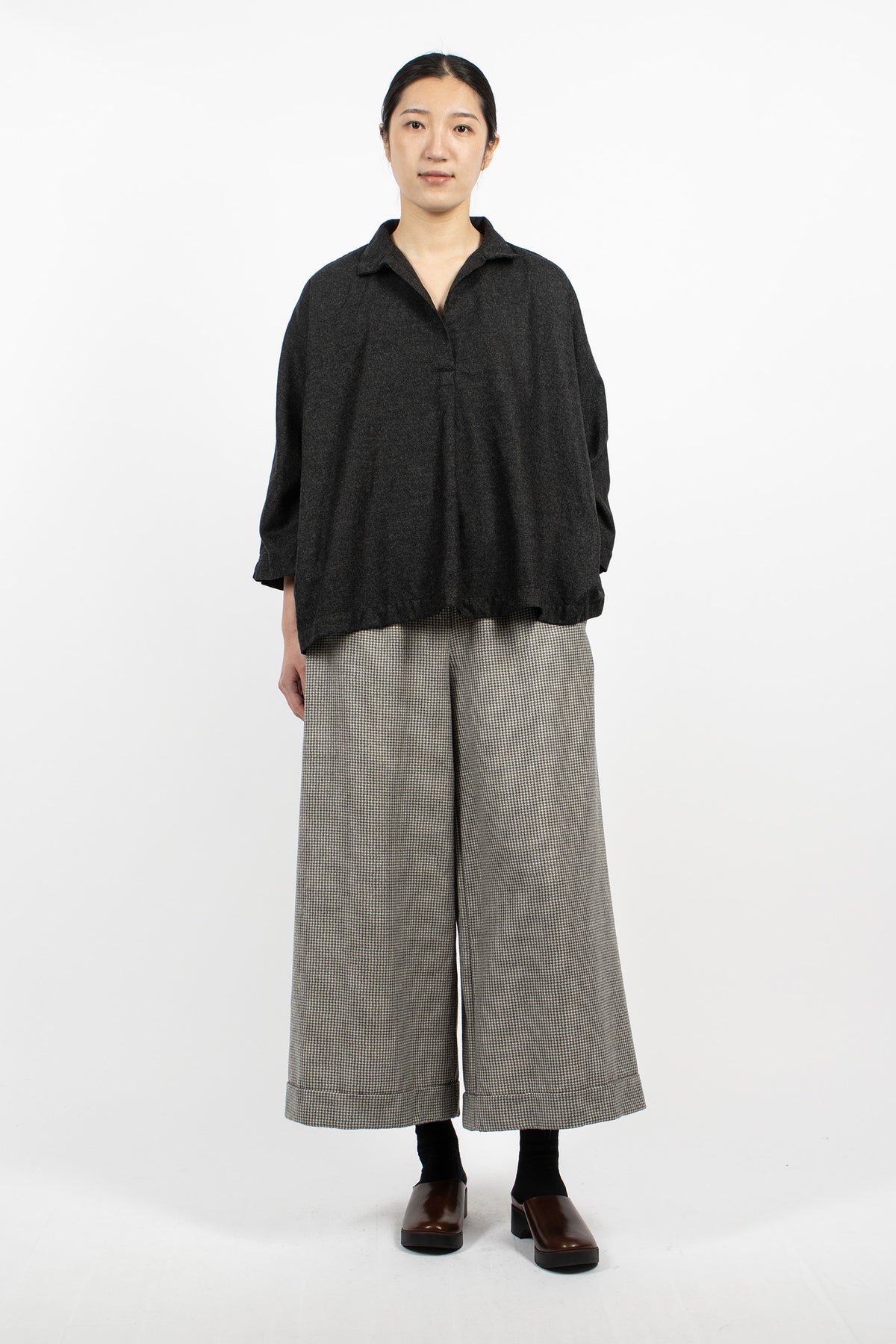 20.07.06 Wool Shirt Mix Brown 1