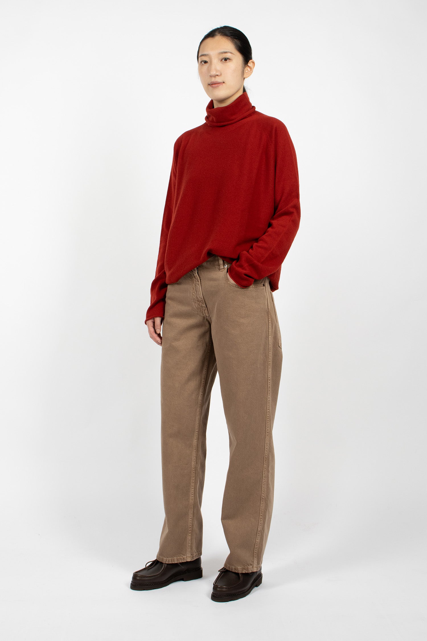 Paulo Denim Pants Mushroom