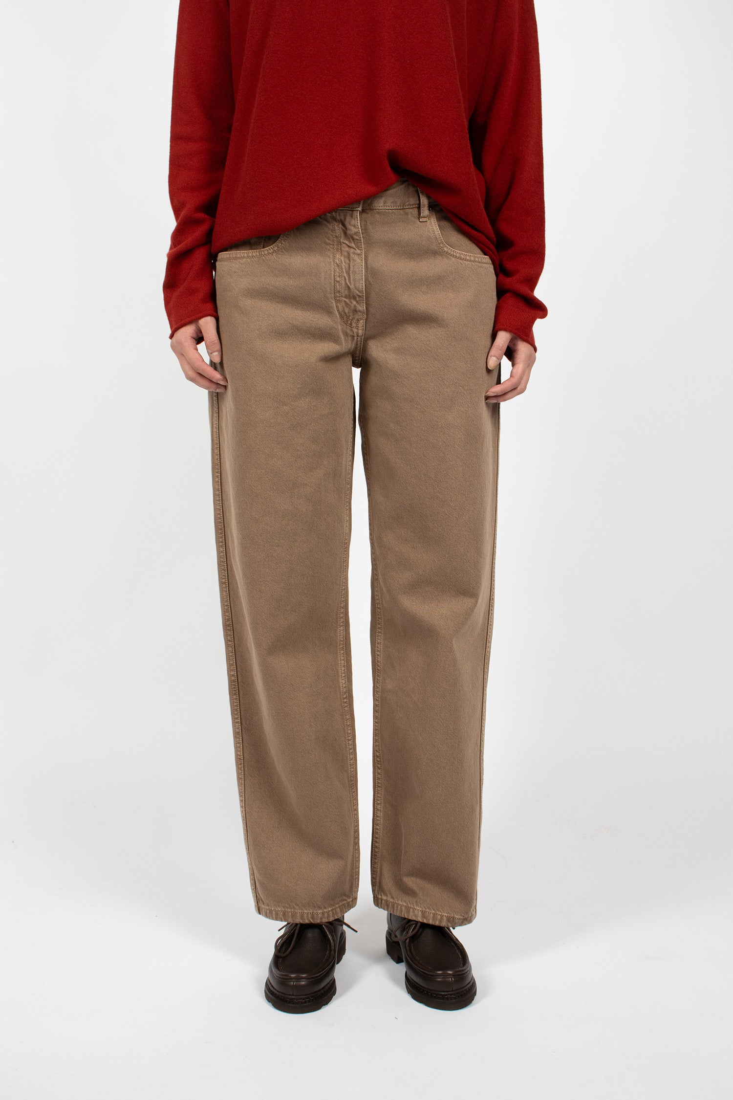 Paulo Denim Pants Mushroom