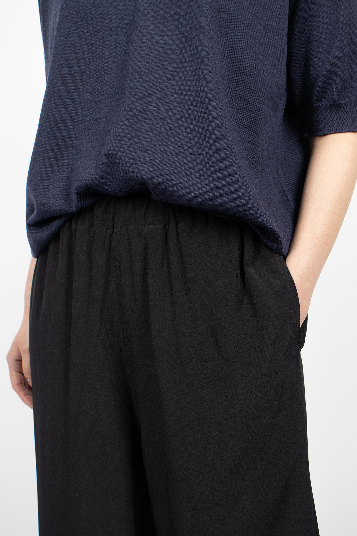 Plick Silk Shorts Black