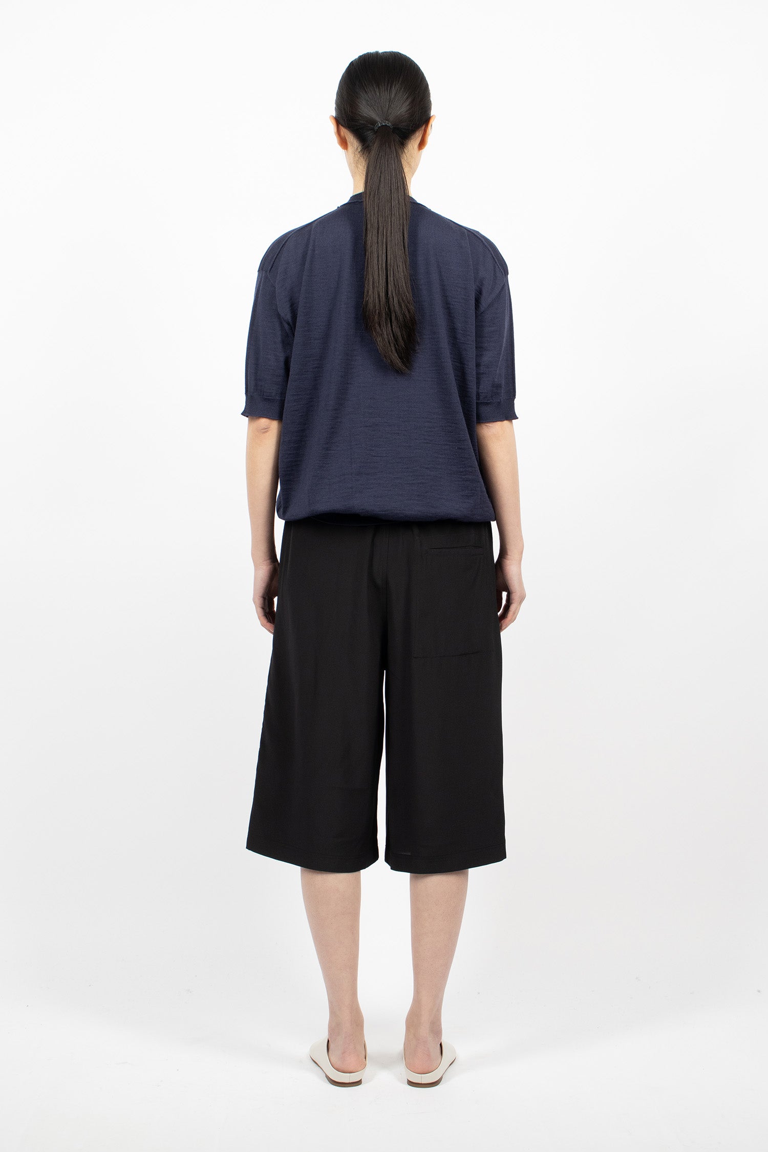 Plick Silk Shorts Black