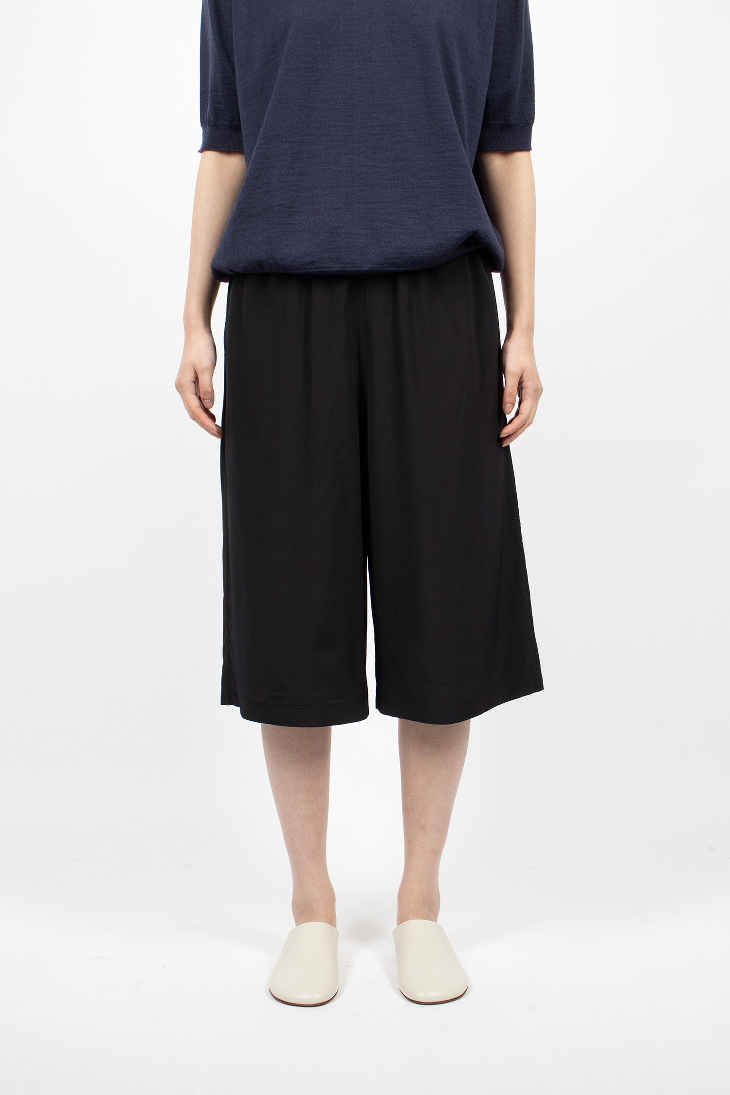 Plick Silk Shorts Black