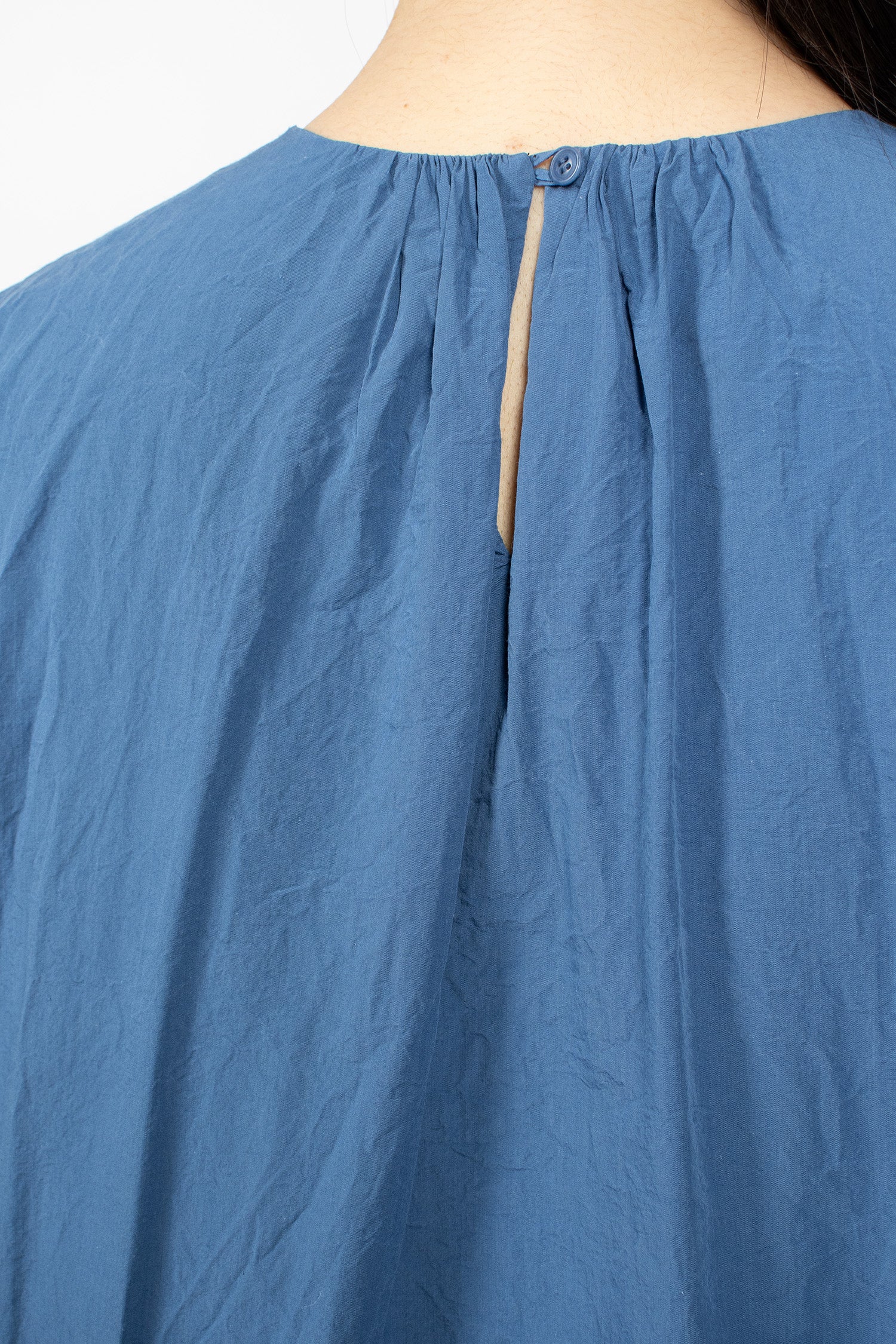 Pomme Ruche Dress Medium Blue