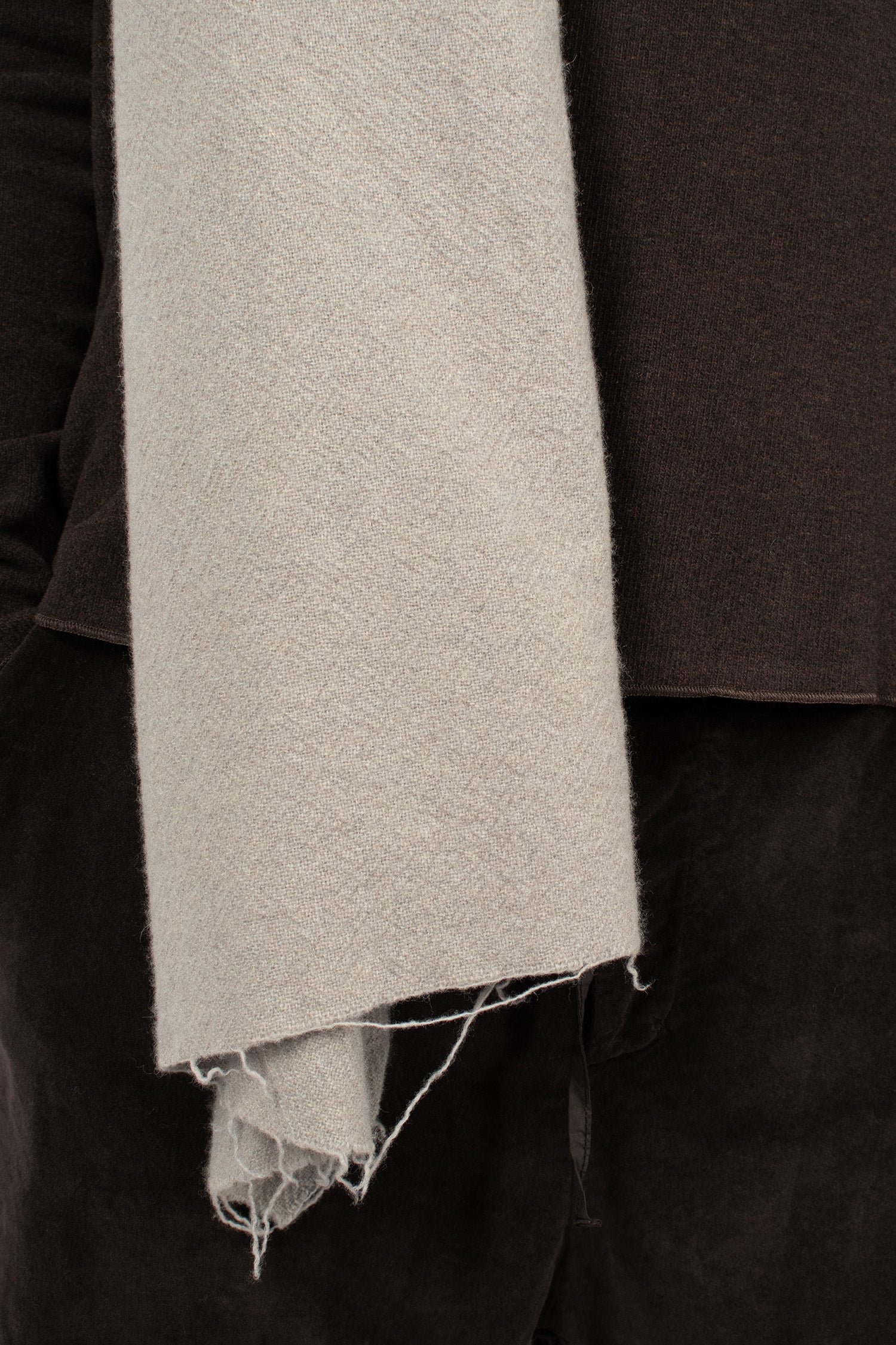 UP#94_31 Upcycled Soft Scarf Marron Glace