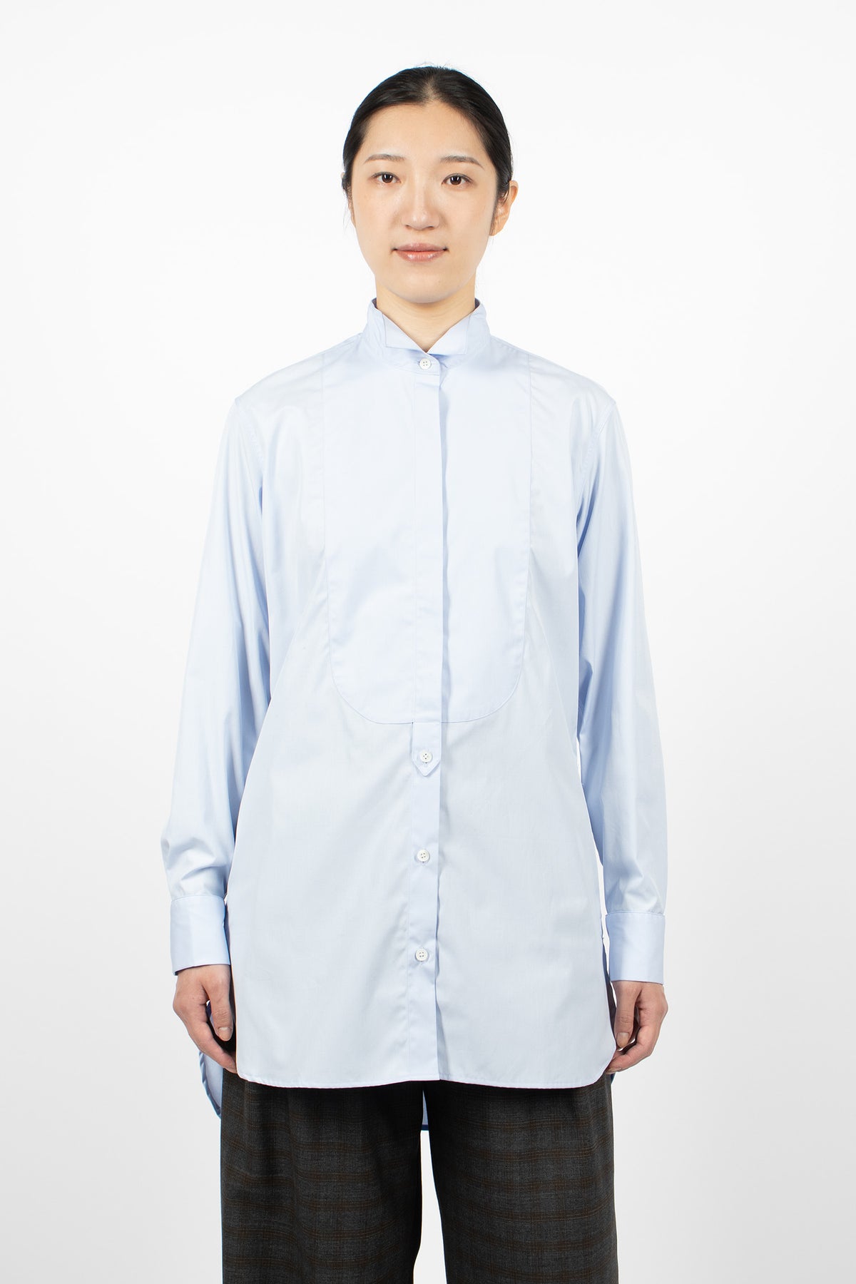 Cotton Poplin Shirt Light Blue
