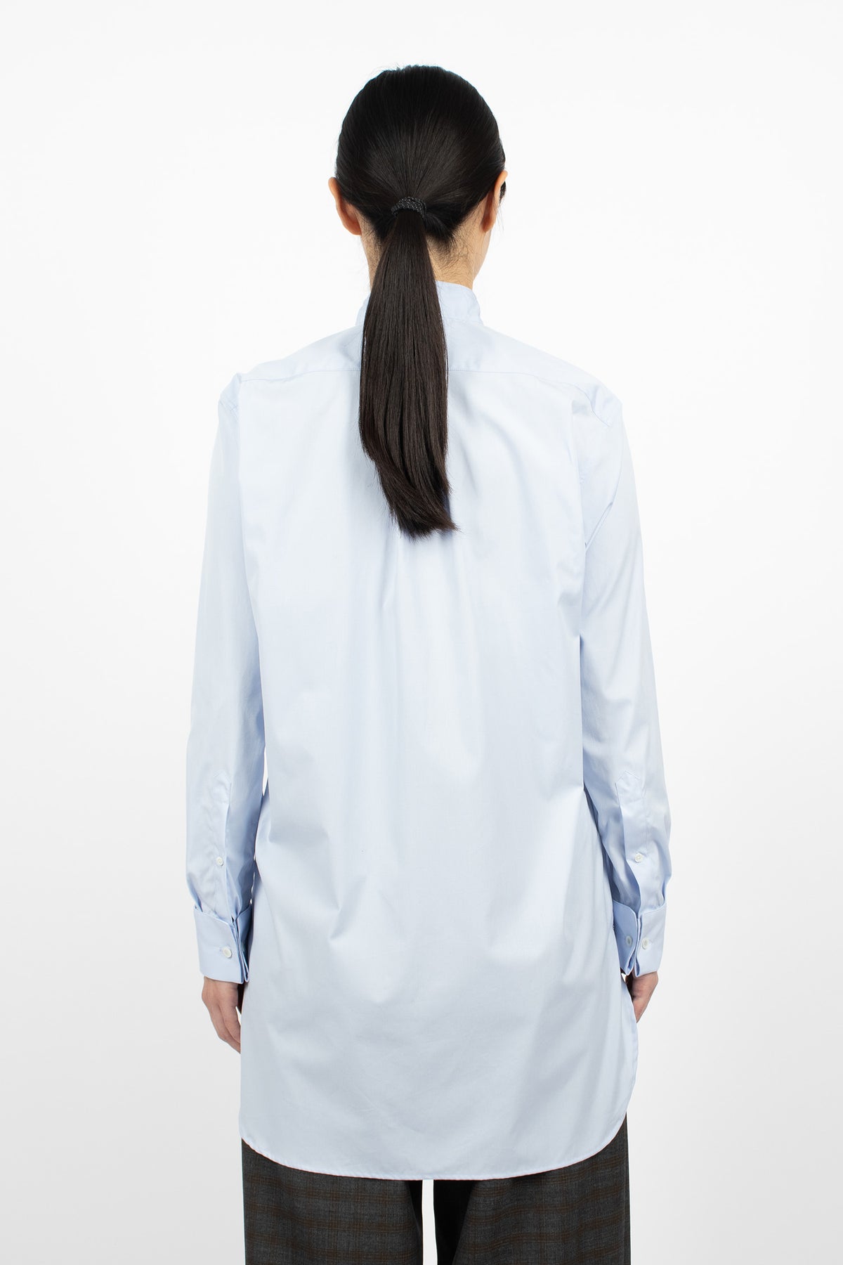 Cotton Poplin Shirt Light Blue