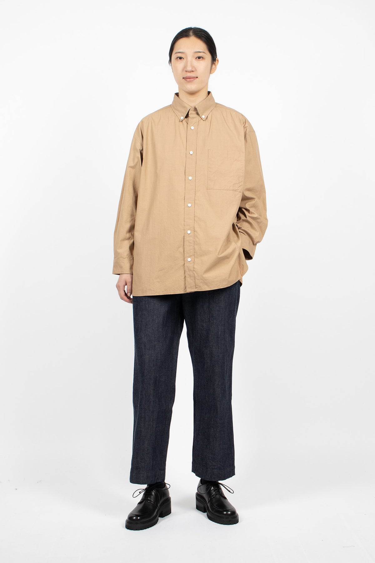 Baggy B.D Shirt Camel