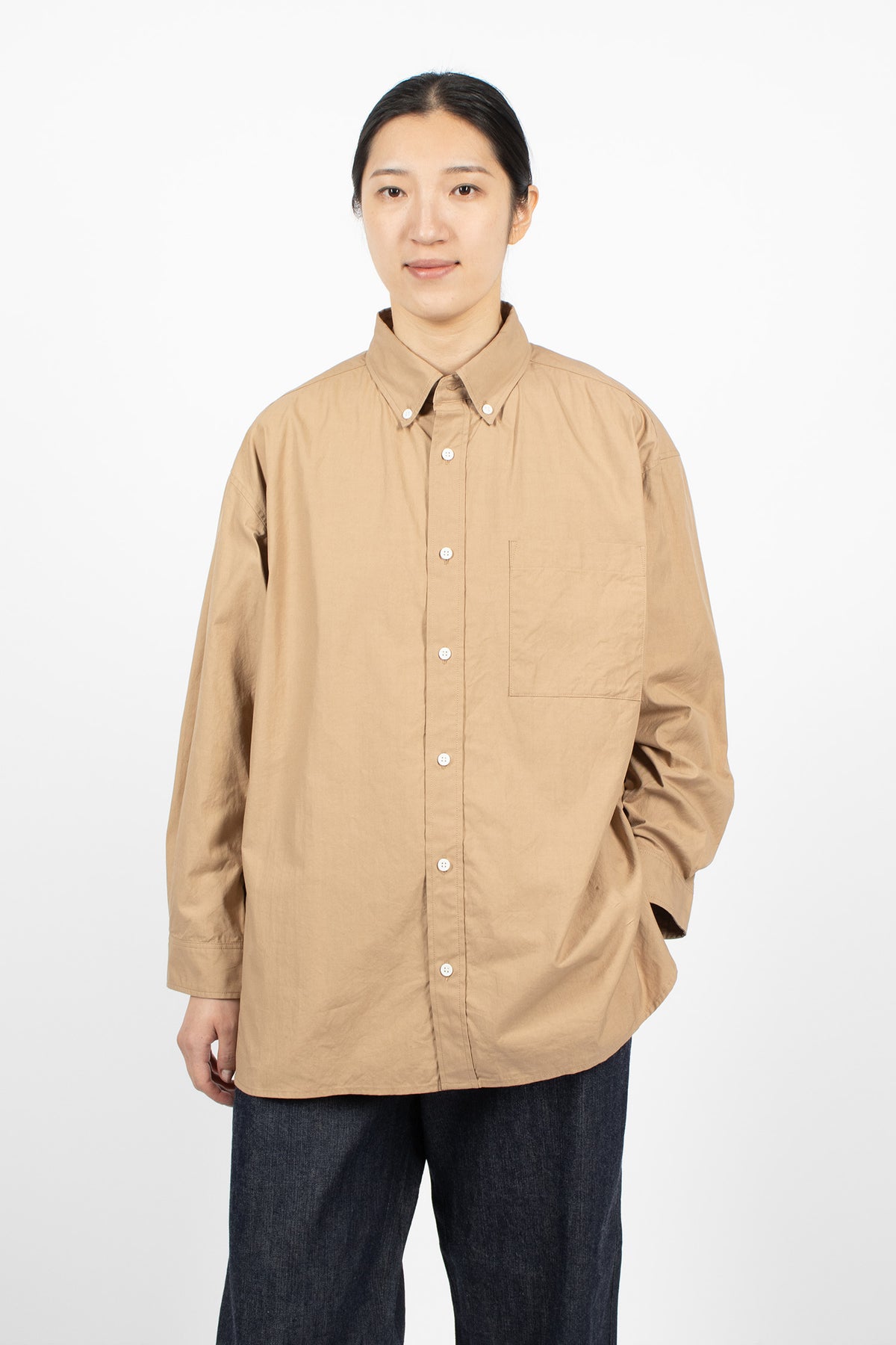Baggy B.D Shirt Camel