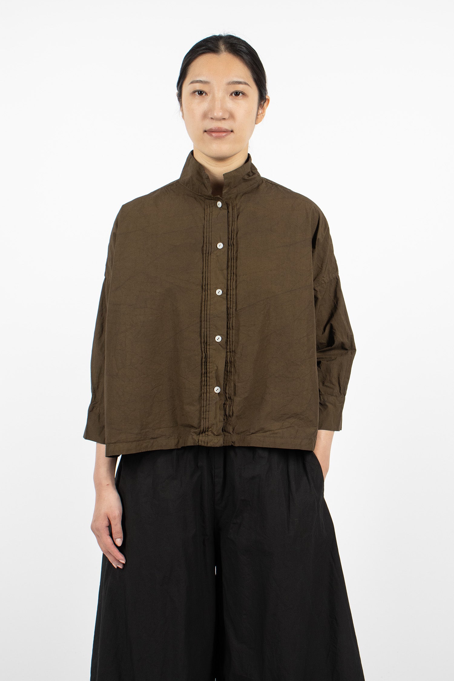 Square Shirt Bistre