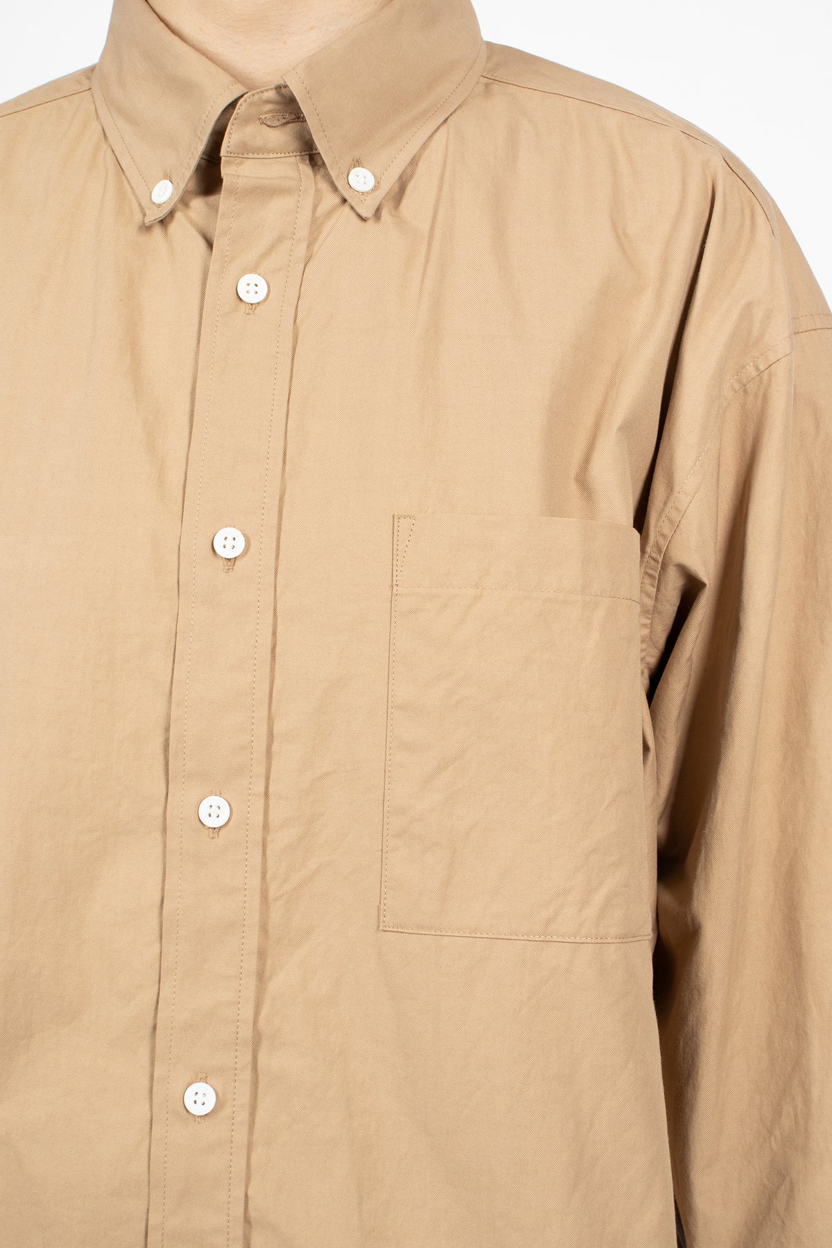 Baggy B.D Shirt Camel