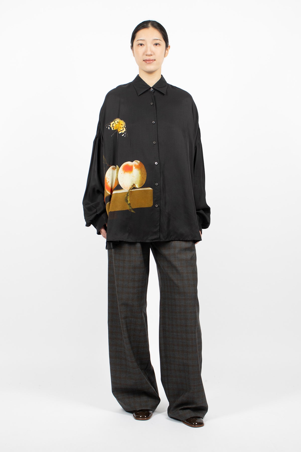 Oversized Cocoon Shirt Dessin B