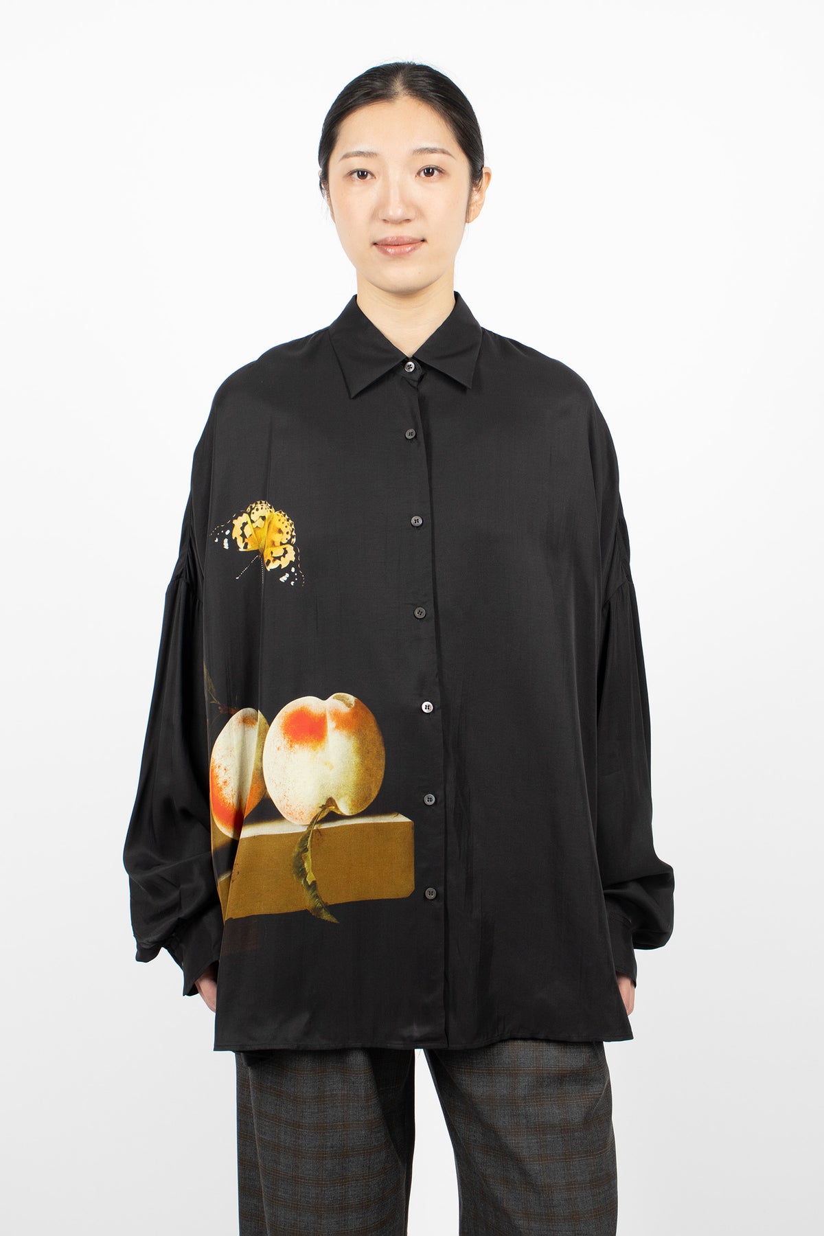 Oversized Cocoon Shirt Dessin B