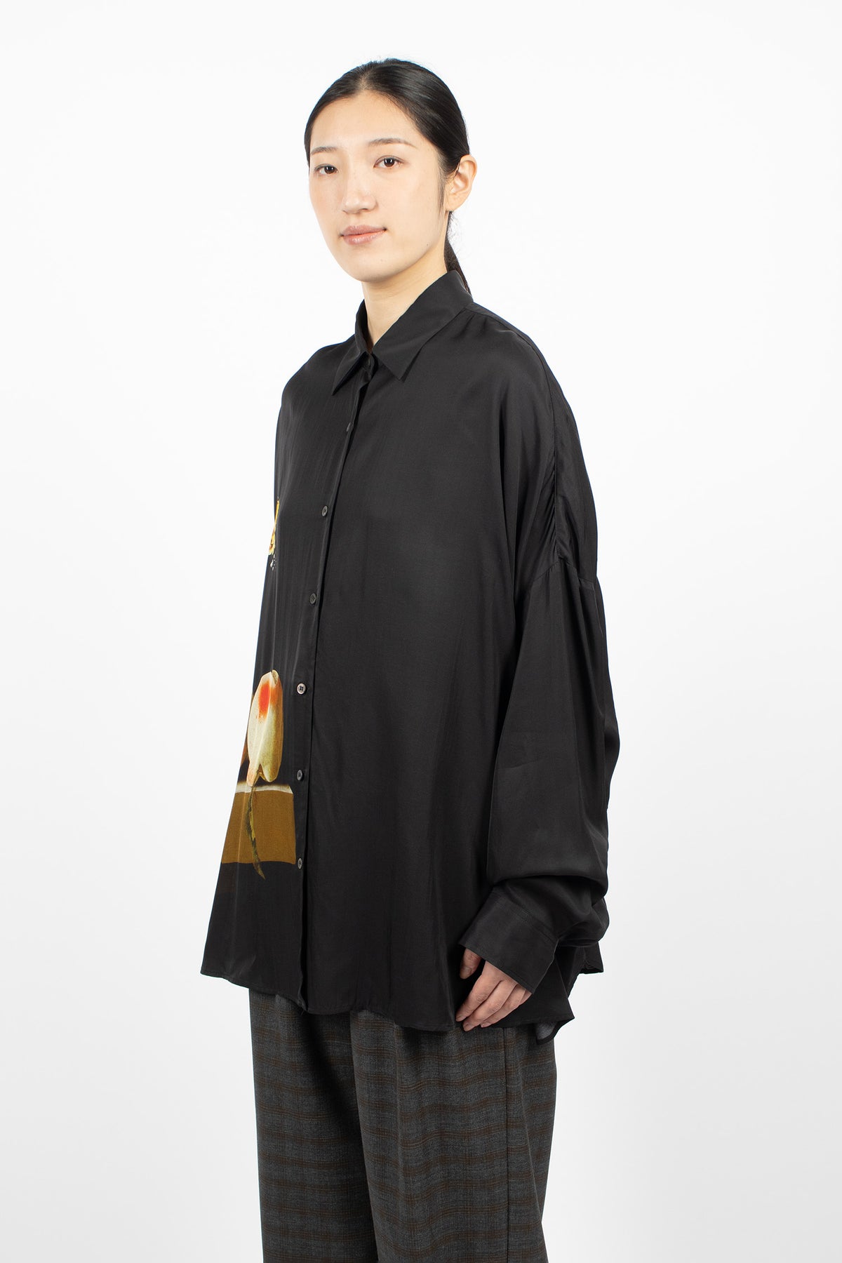 Oversized Cocoon Shirt Dessin B