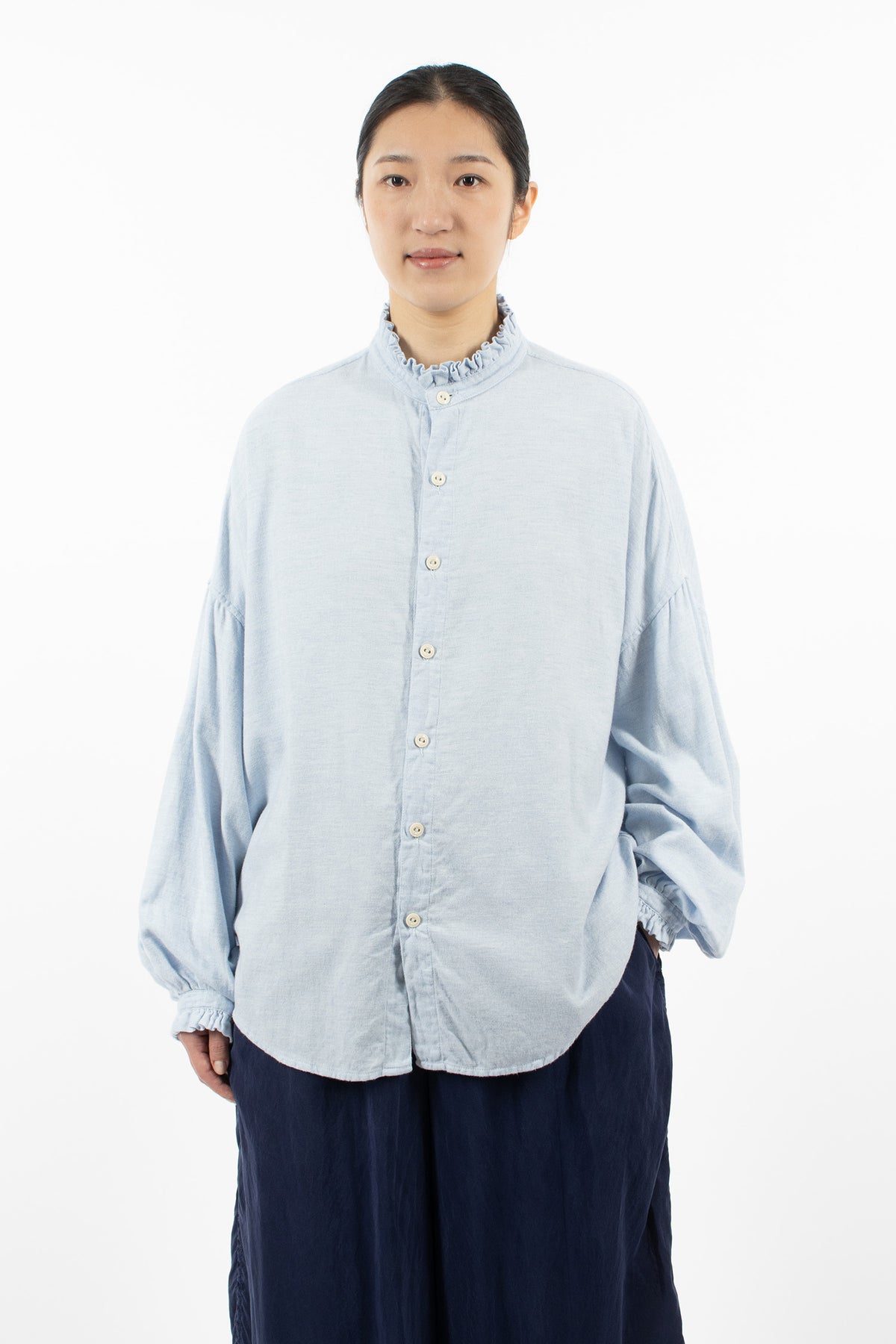 Medici Open Shirt Pale Blue