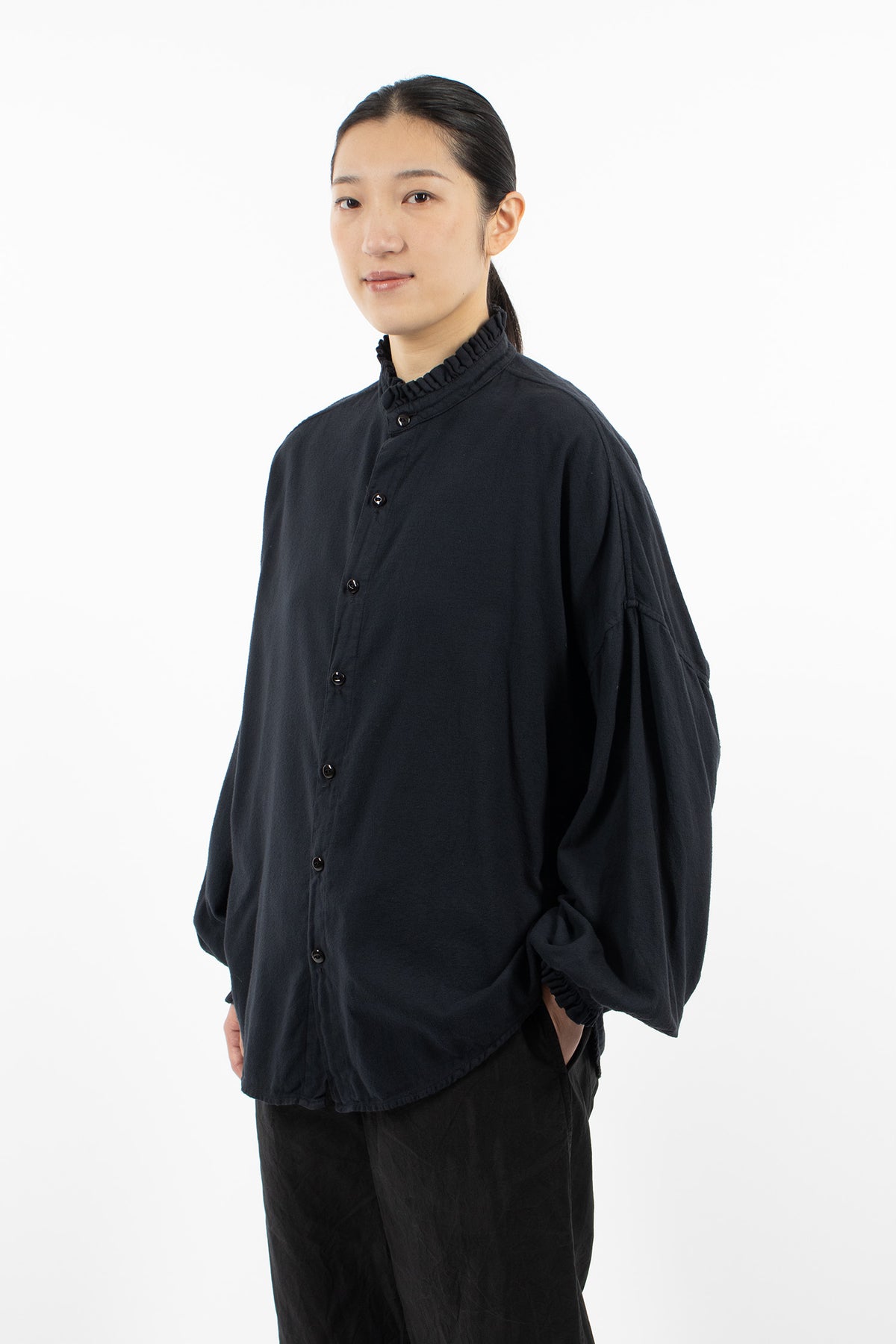 Medici Open Shirt Charcoal