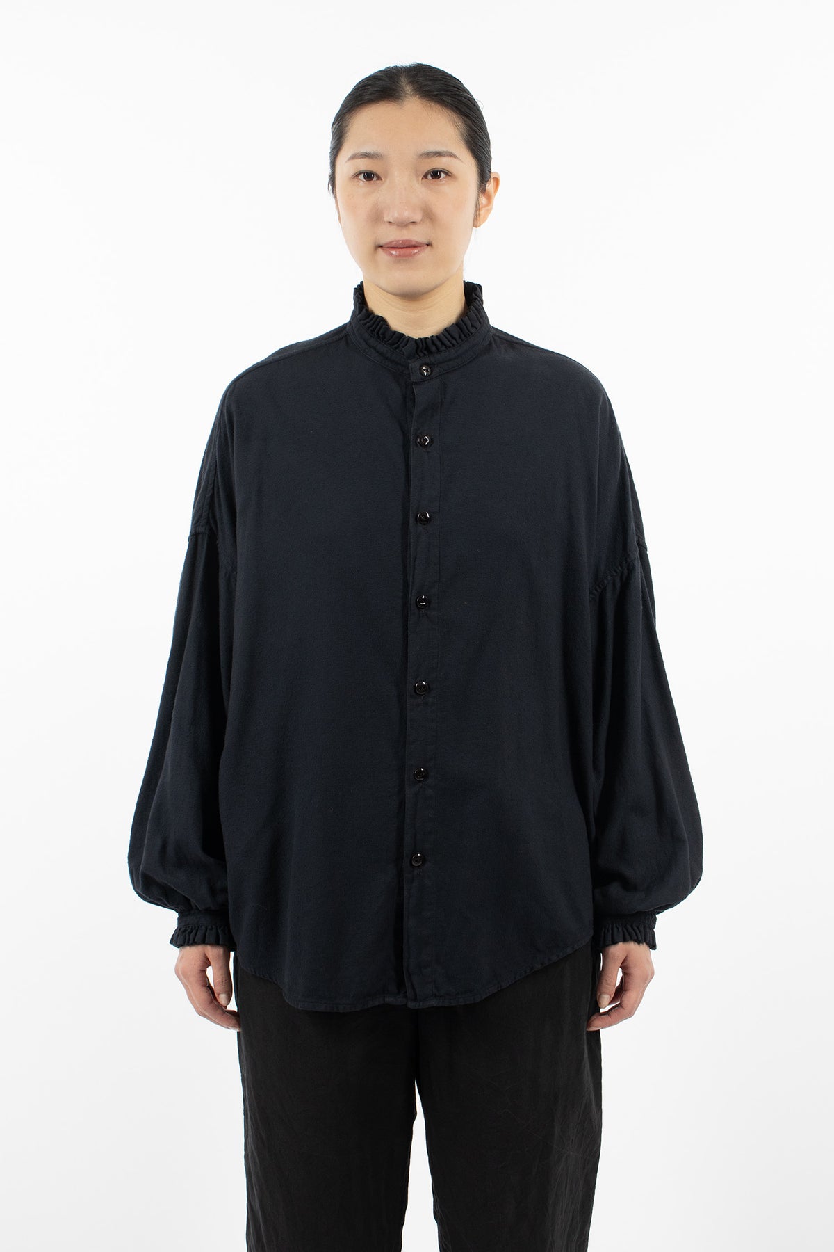 Medici Open Shirt Charcoal