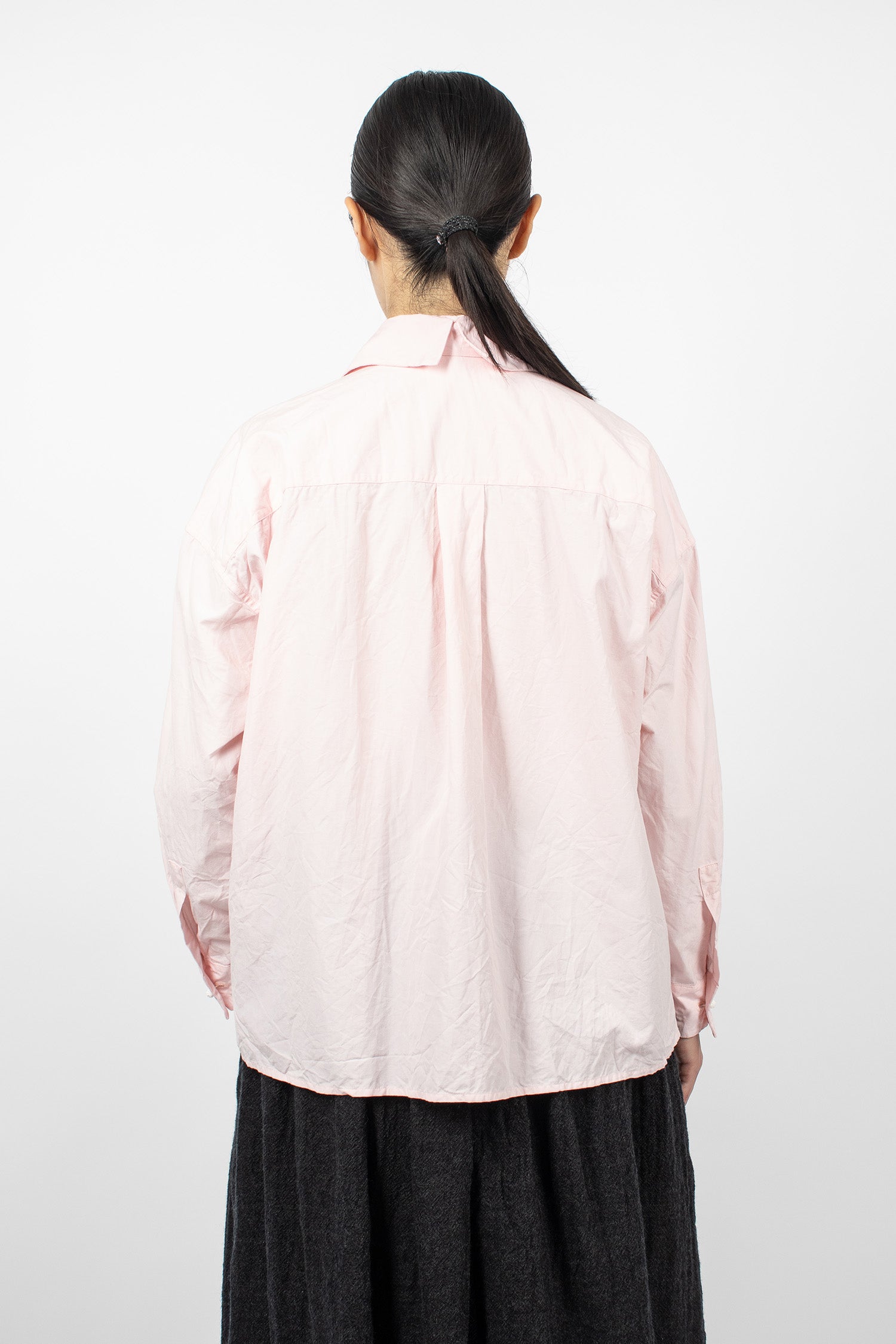 Boxy Reversible Shirt Petal Pink
