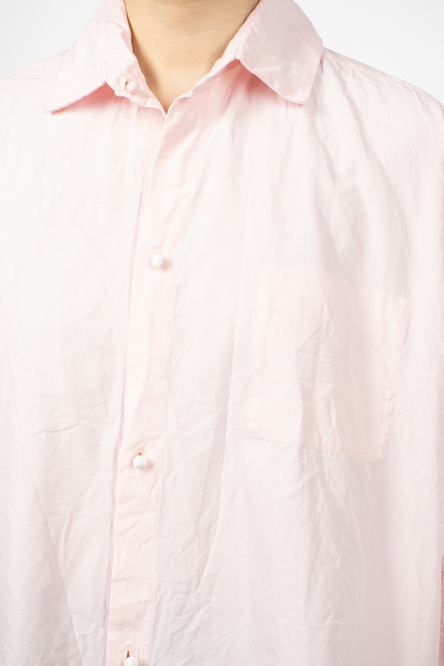 Boxy Reversible Shirt Petal Pink