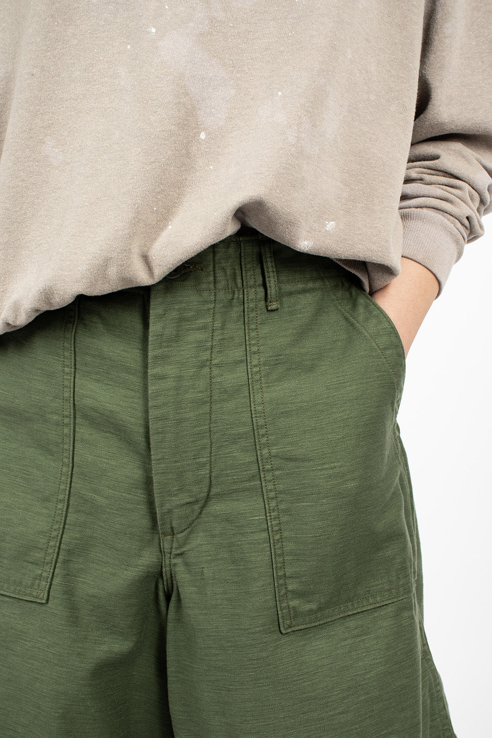 US Army Fatigue Short Green