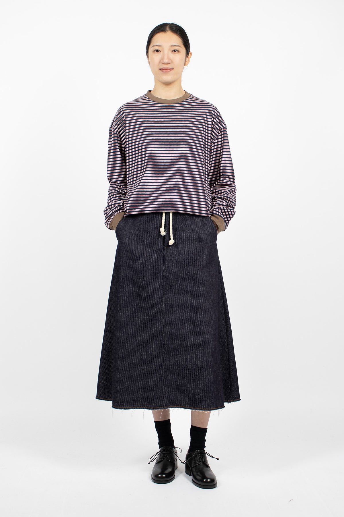 Soof Skirt Navy Denim