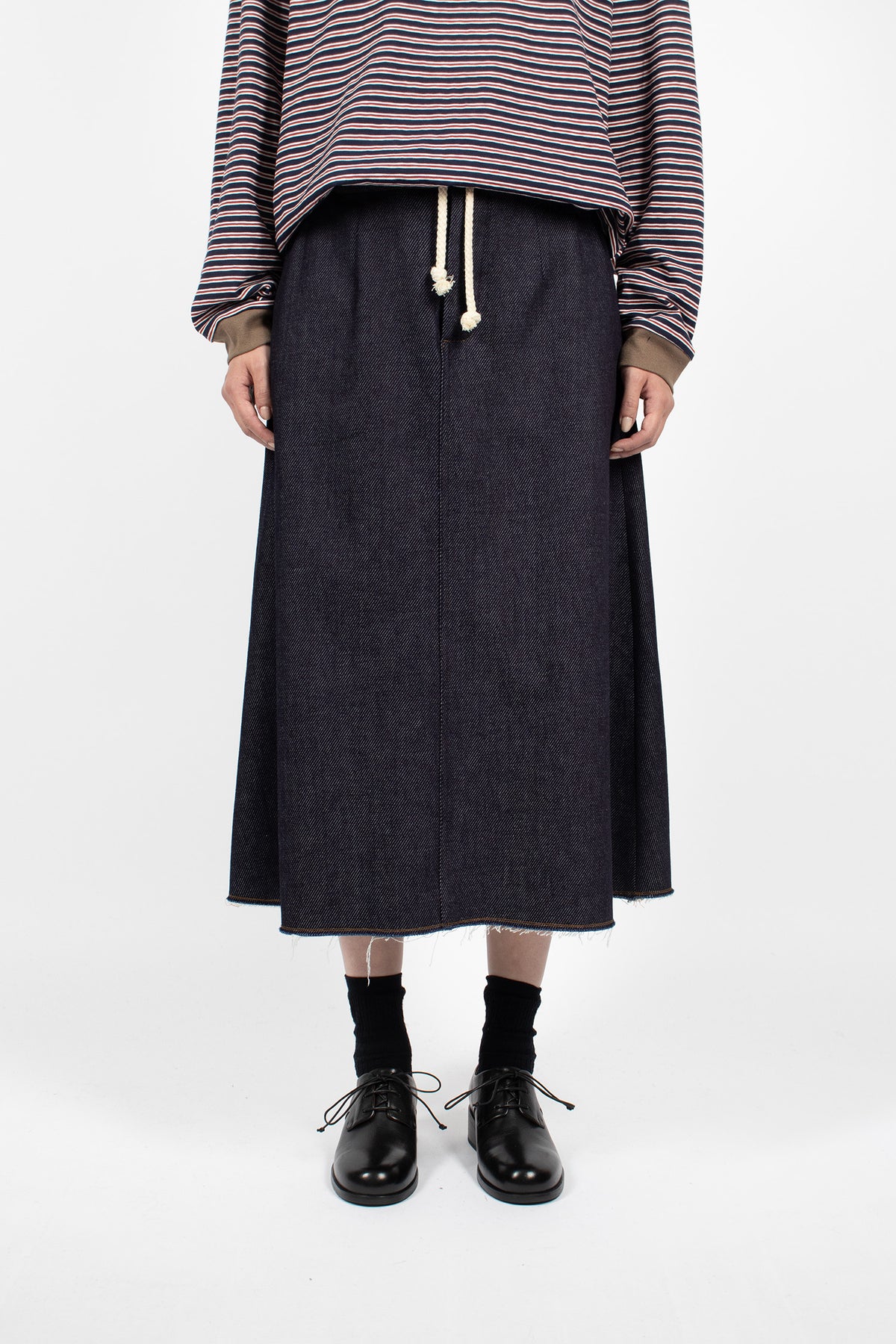 Soof Skirt Navy Denim