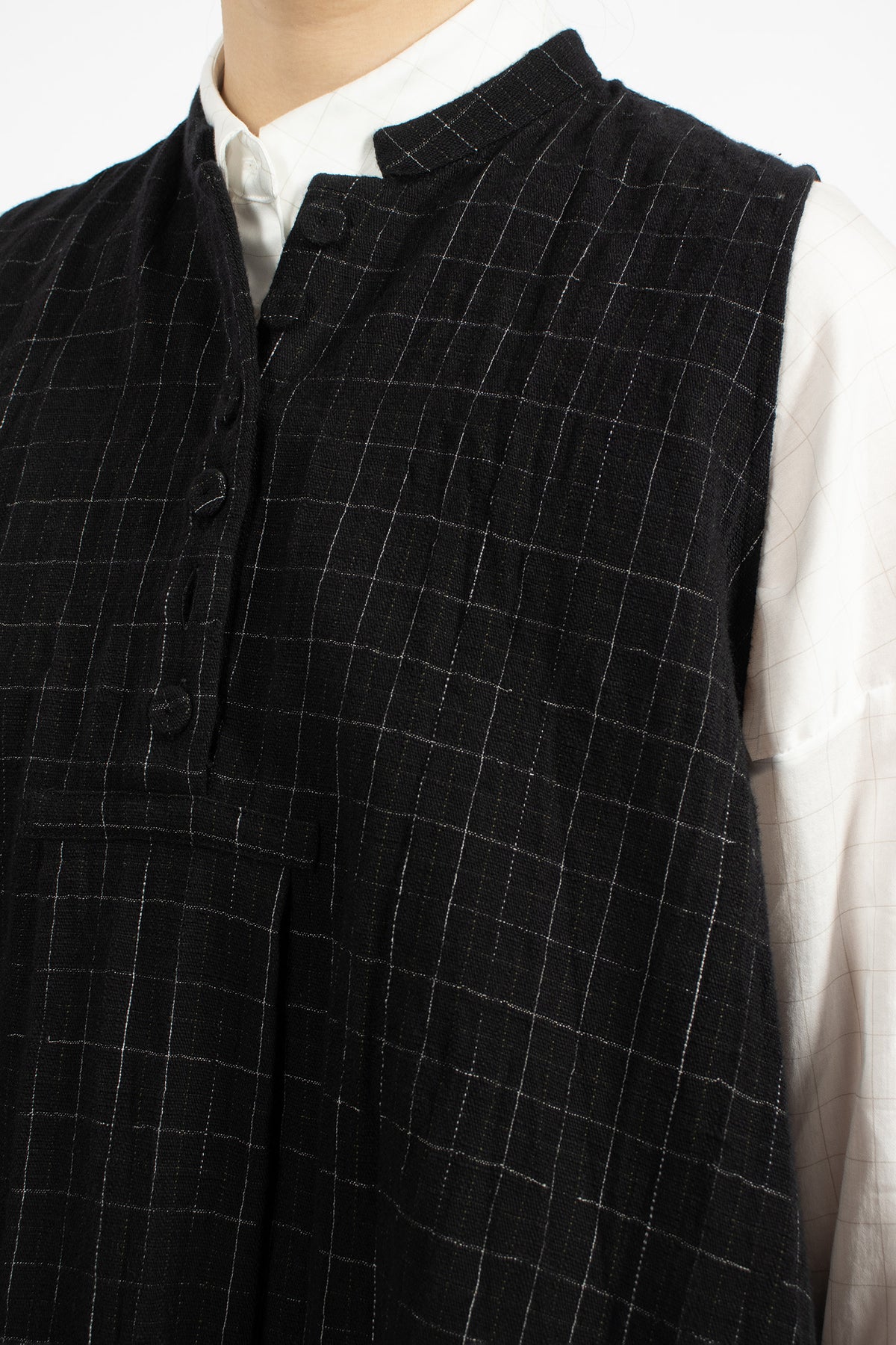 Isabelle Waistcoat Black/White