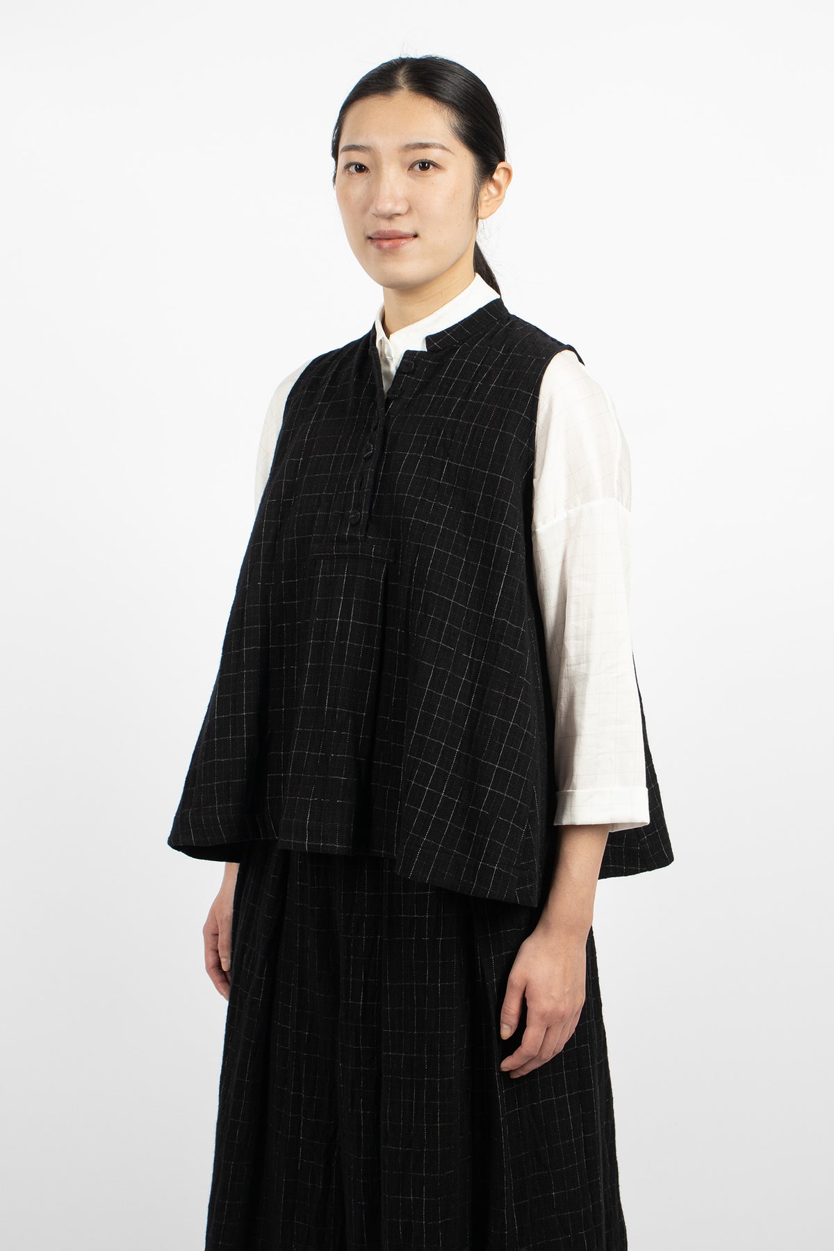 Isabelle Waistcoat Black/White
