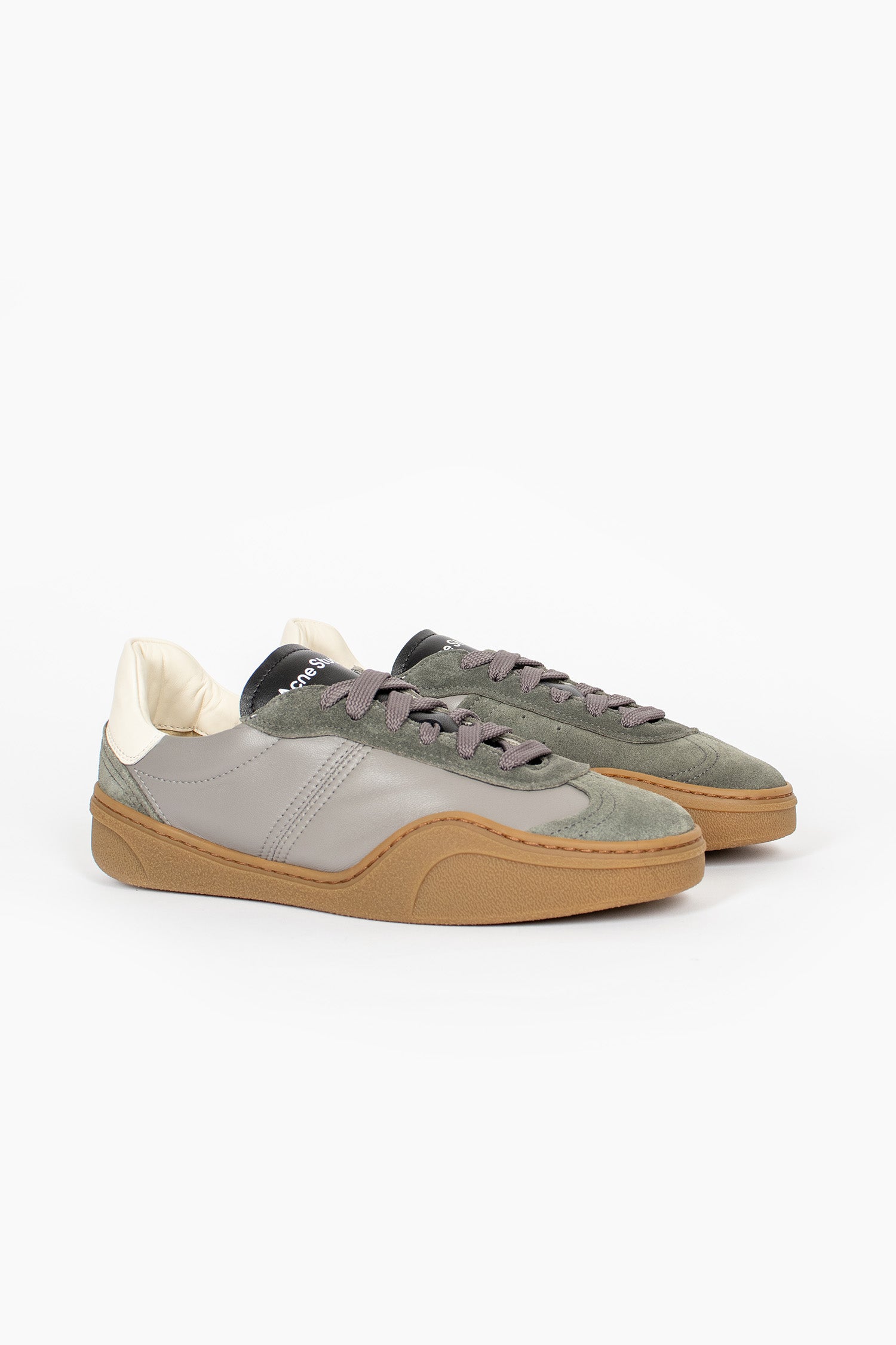 Lace Up Sneakers Multi Grey