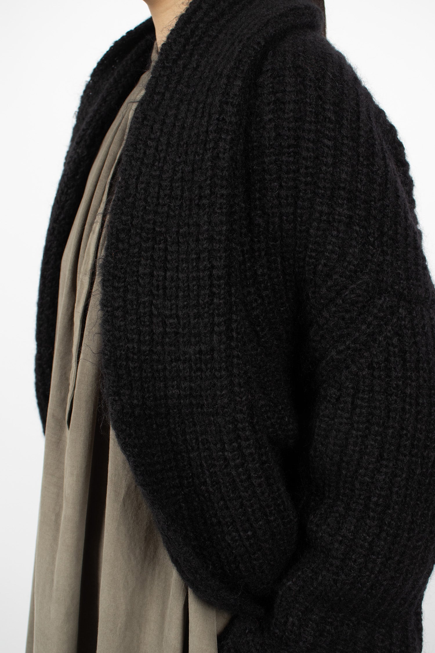 Soft Moh Bolero  Black