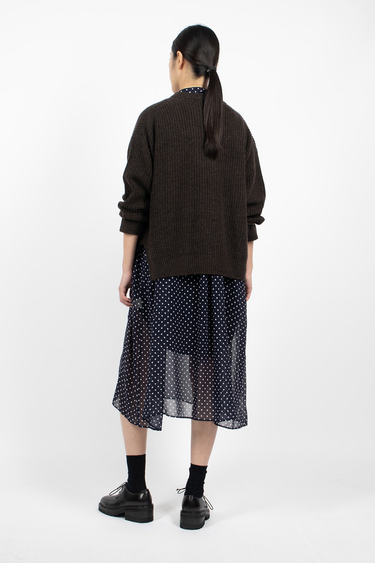 Petit Sailor Collar Dress Navy