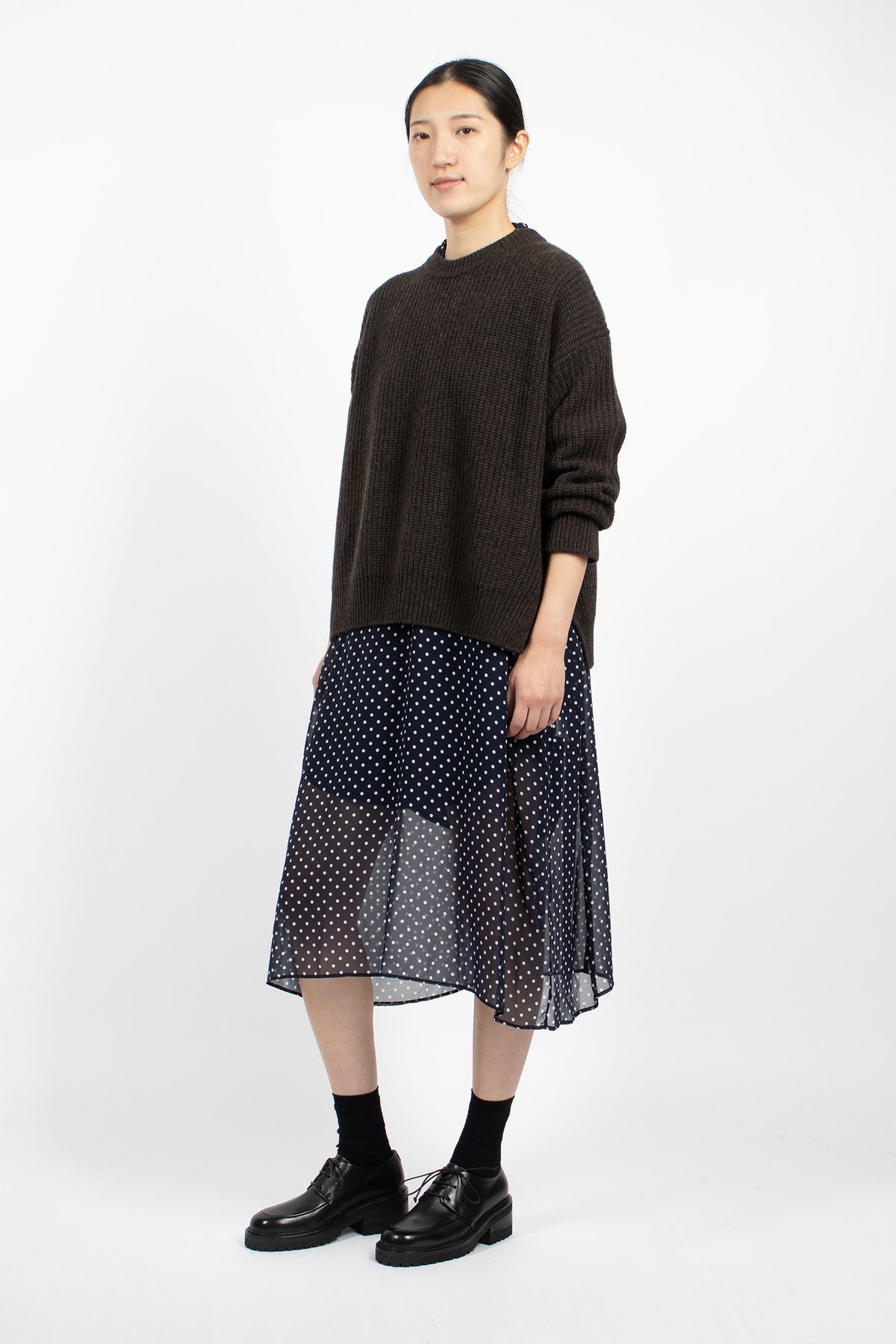 Petit Sailor Collar Dress Navy