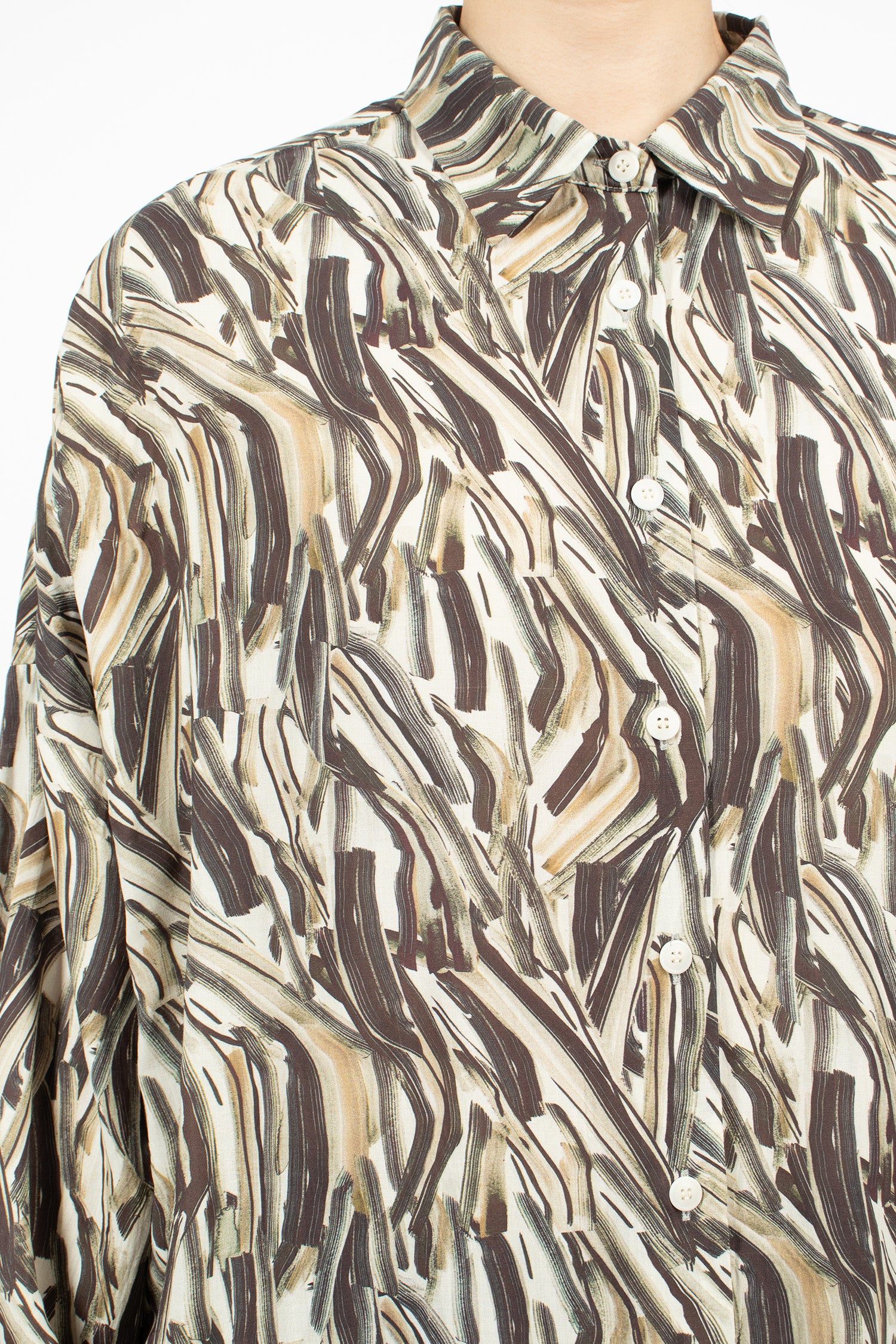 Squarbi Shirt Ebony/Cosie Print