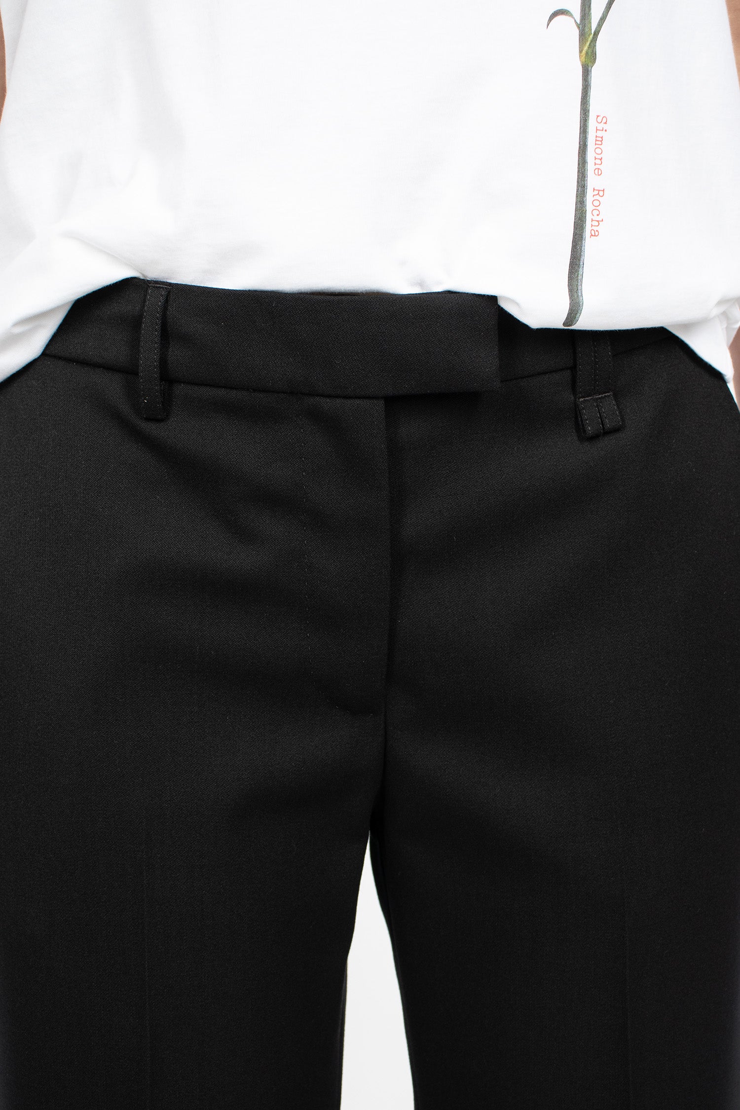 Straight Leg Trouser Black
