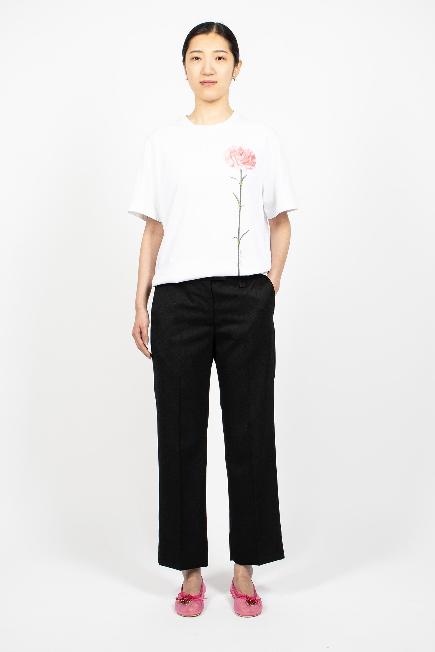 Straight Leg Trouser Black