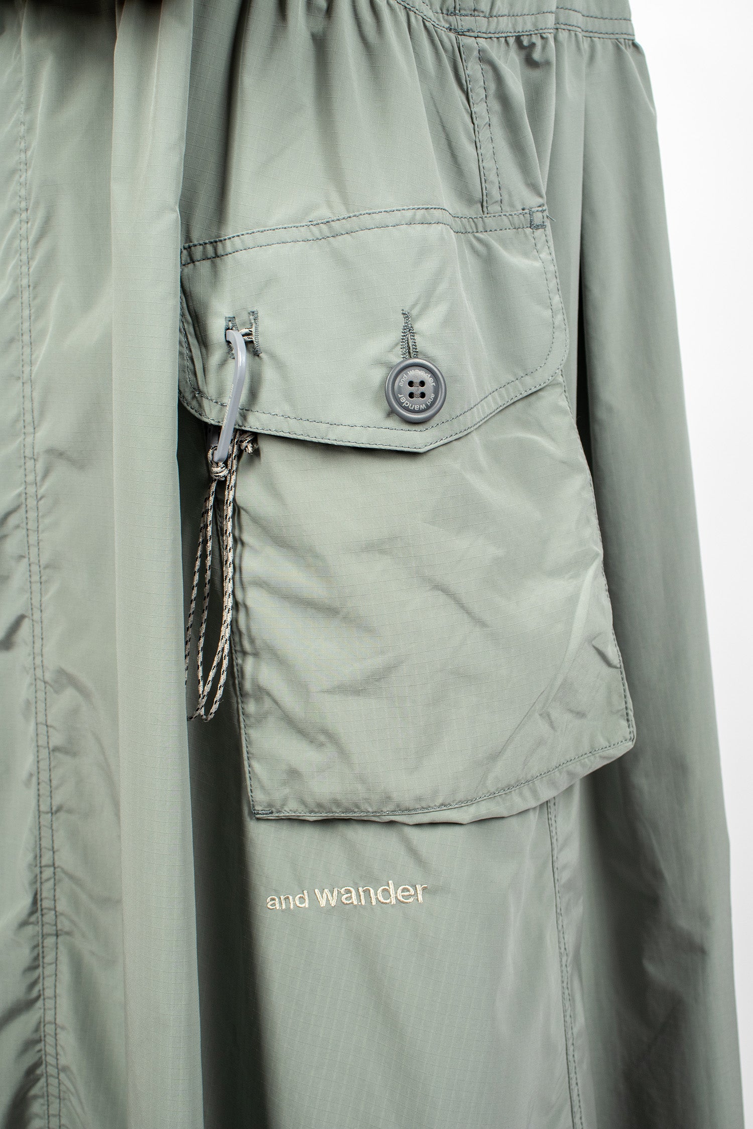 Oversized Cargo Dress Light Sage