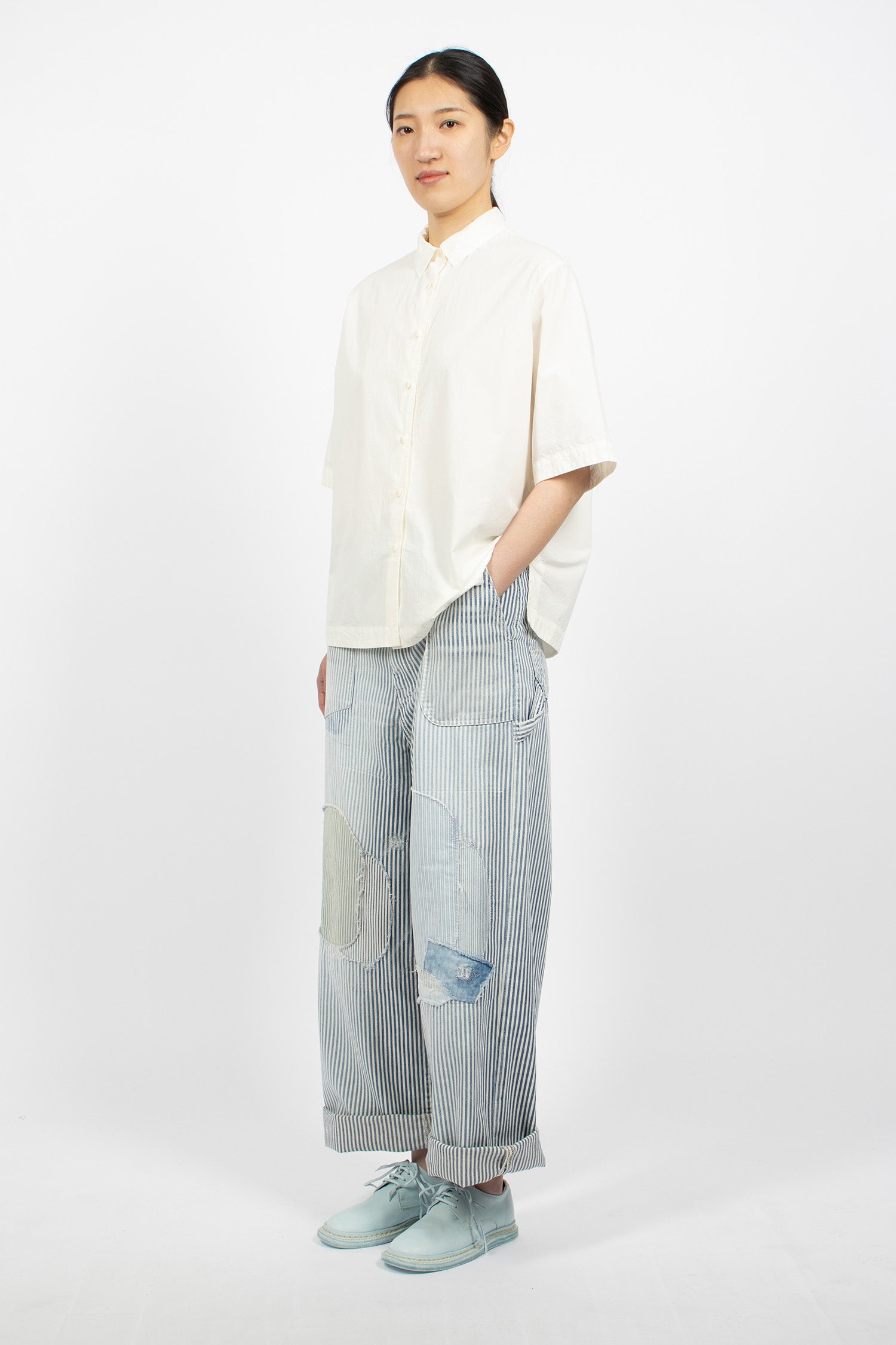 Port Baggy Pants Hickoree Stripe