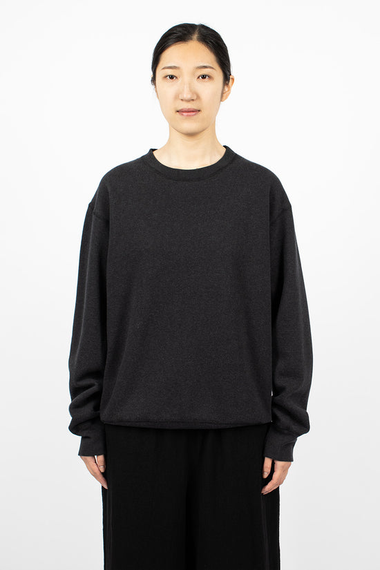 ENNOY ROUND NECK PULLOVER (BLACK)-