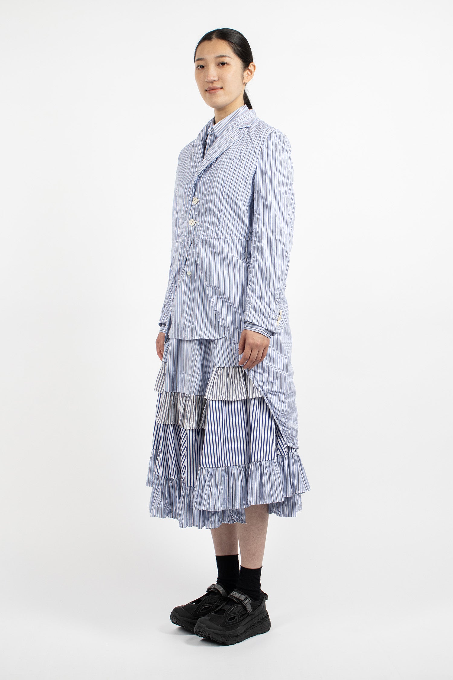 Tail Longline Jacket Sax/White/Navy