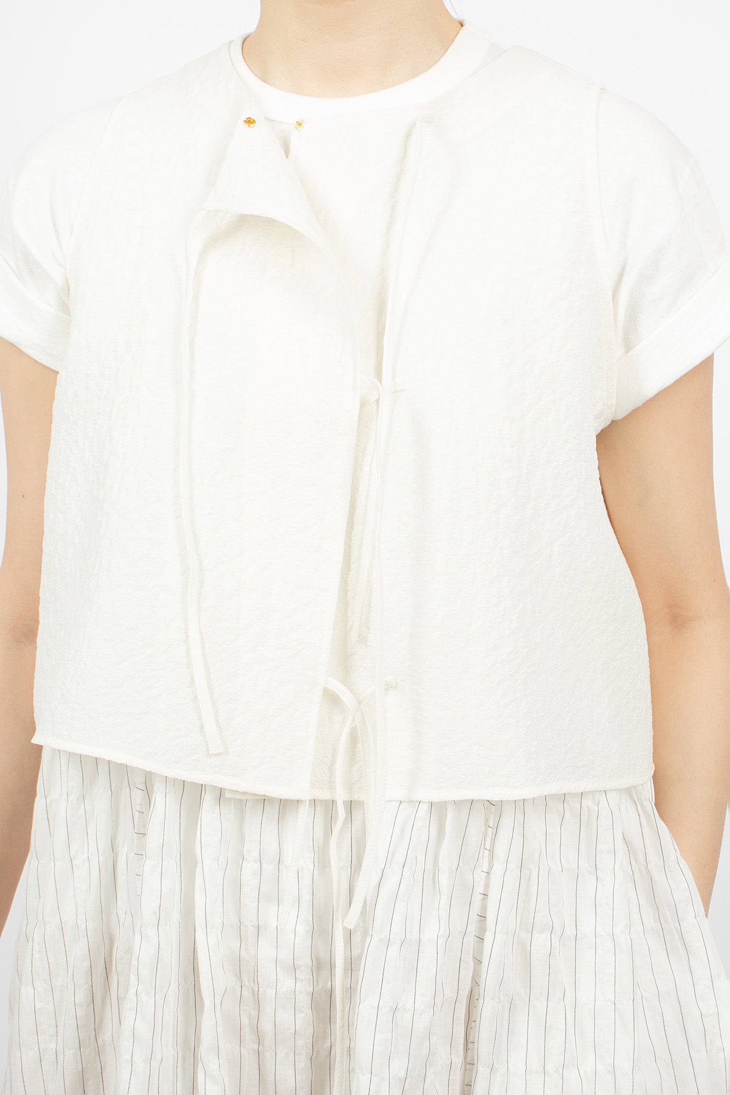 Anouk Bow Top White