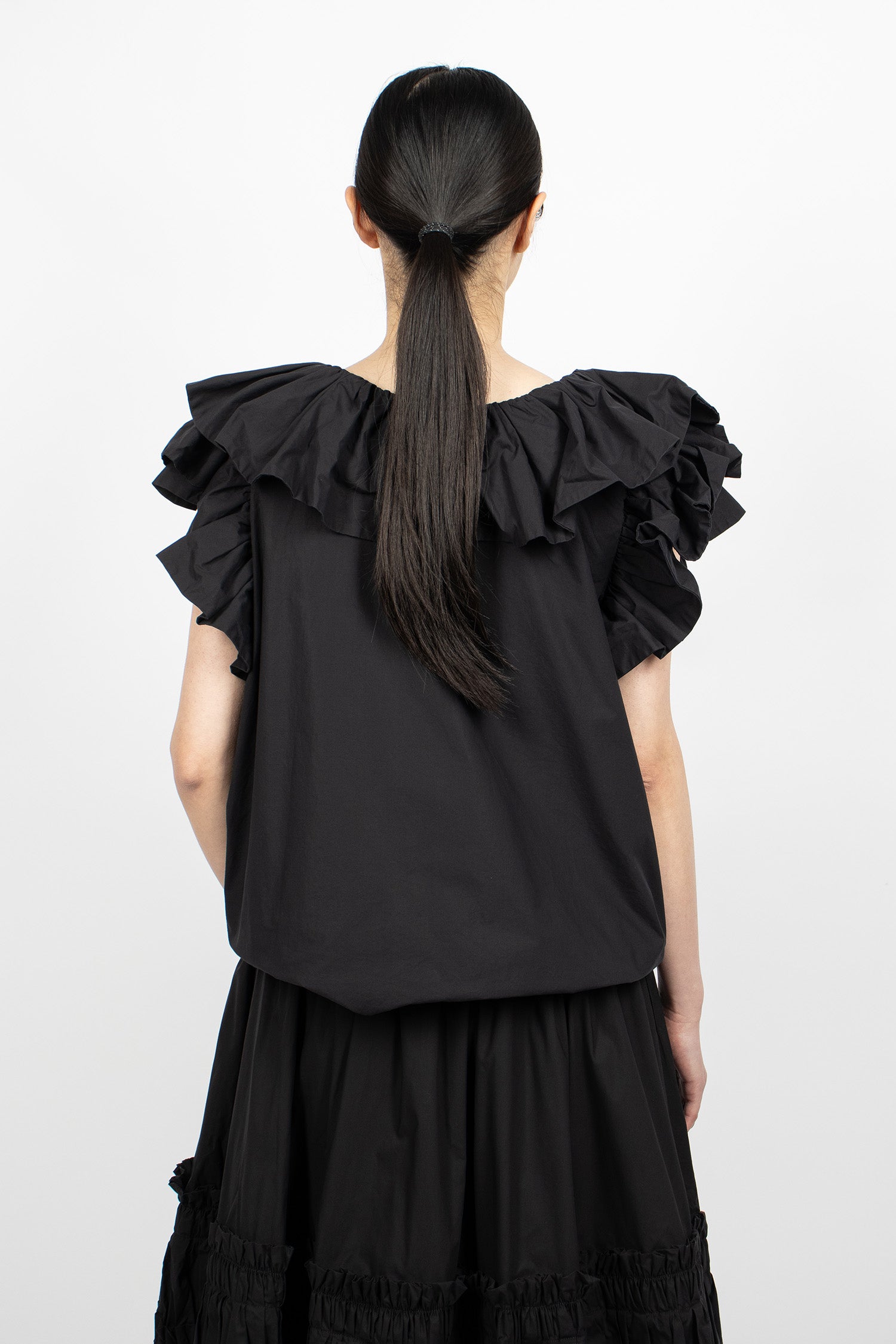 Froufrou Top Black
