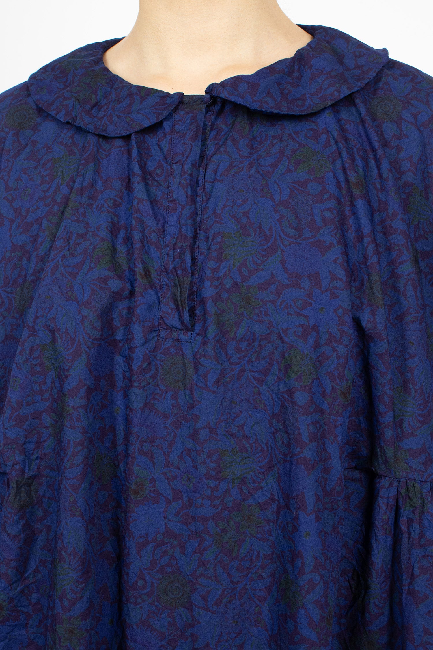 Washed Shirt Dyed Royal Blue