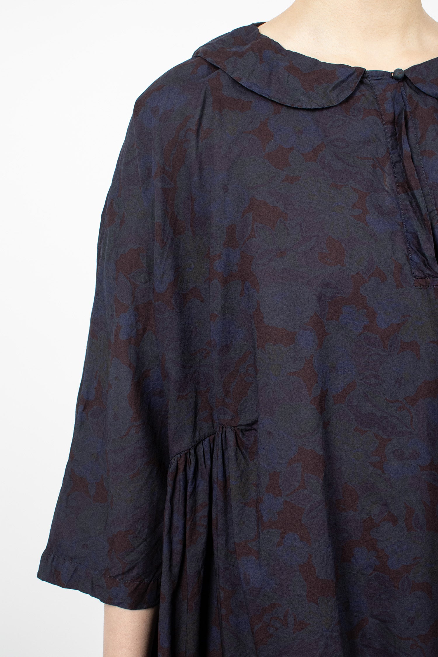 Curcuma Shirt Overdyed Small Flower 1