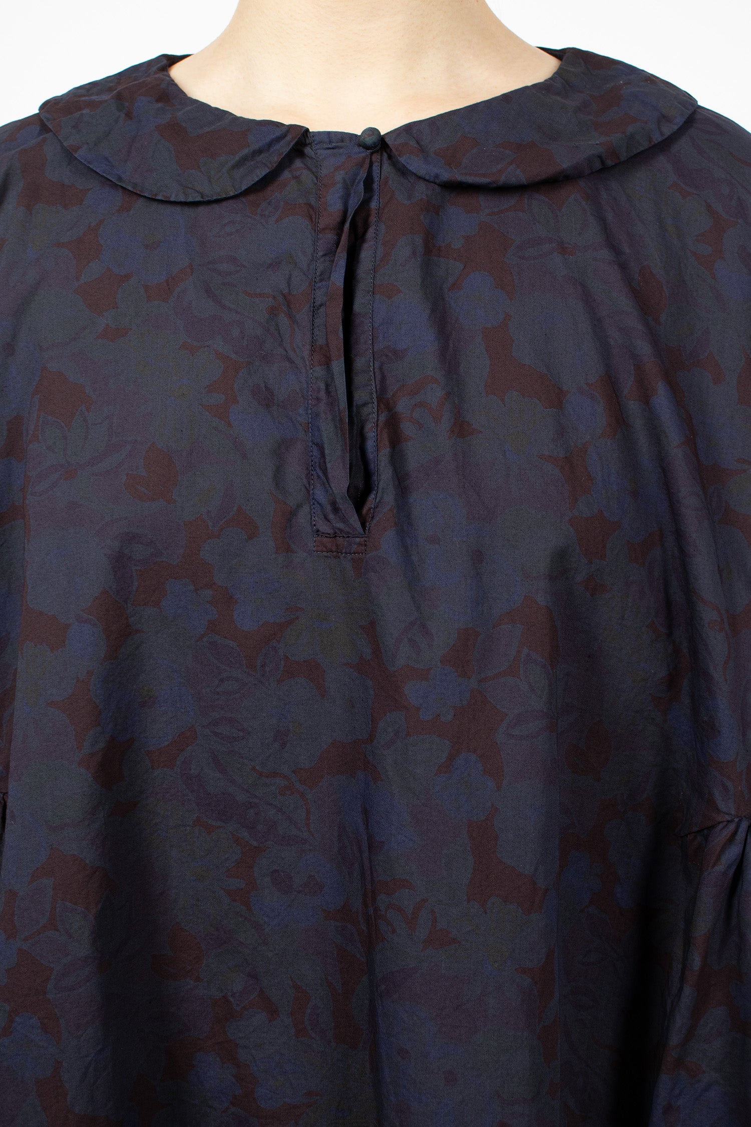 Curcuma Shirt Overdyed Small Flower 1