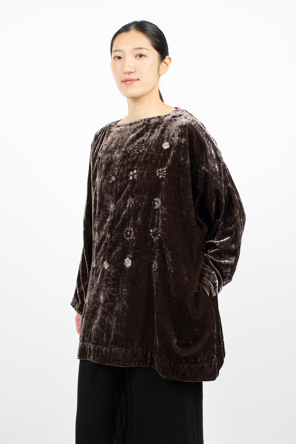 Specimen Tunic Smoky Quartz Velvet