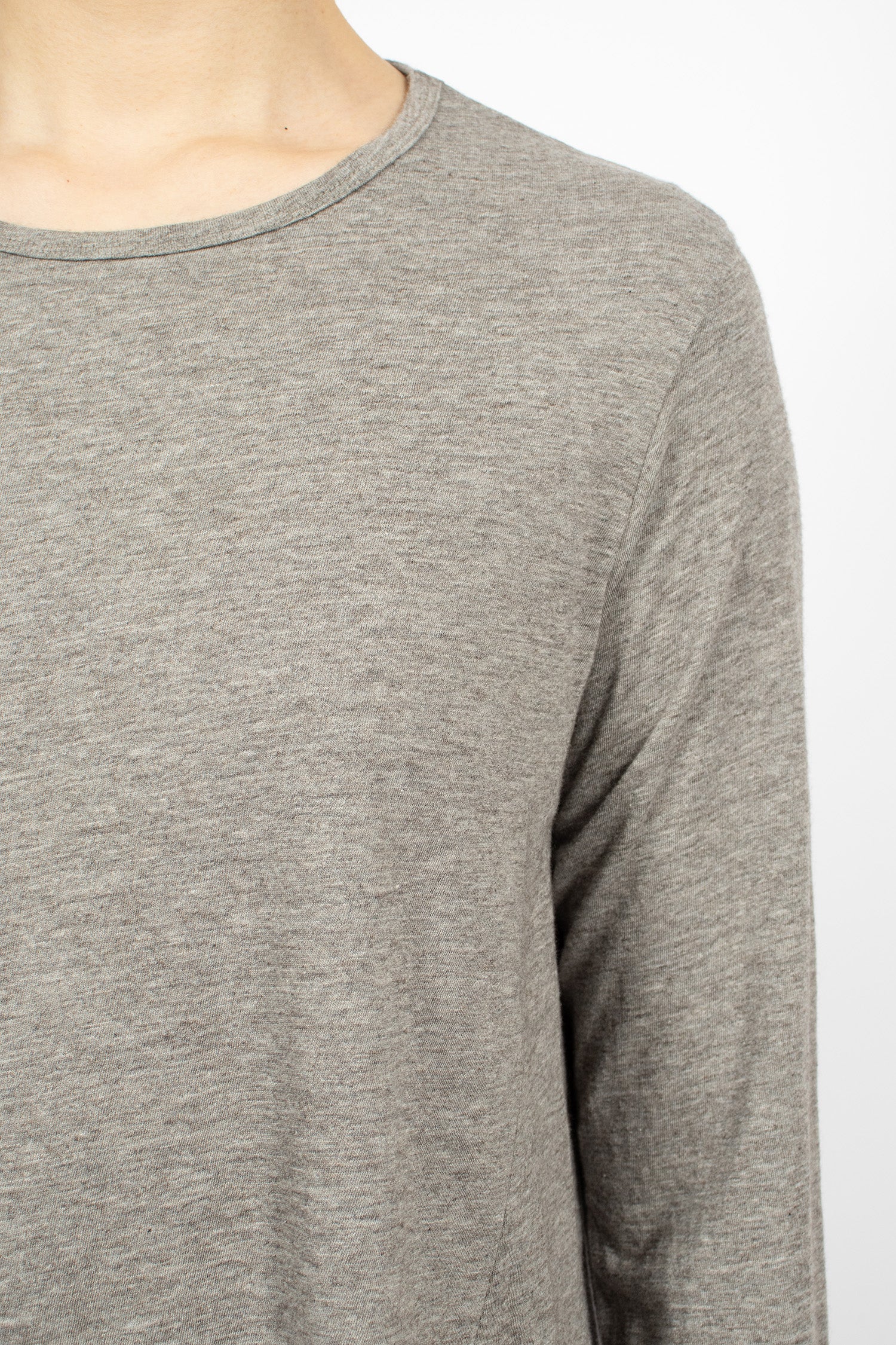 Cotton Yak A-Line Pullover Grey